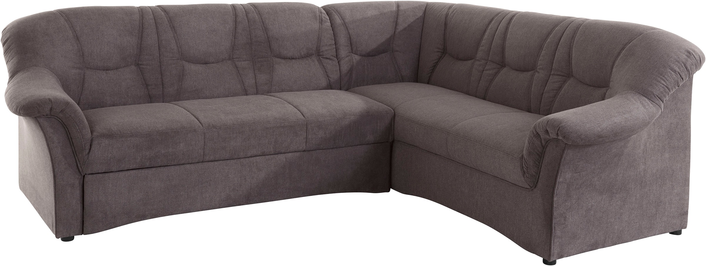 DOMO collection Ecksofa »Sarafina zeitlos und komfortabel, optional mit Federkern, L-Form«, wahlweise mit Bettfunktion