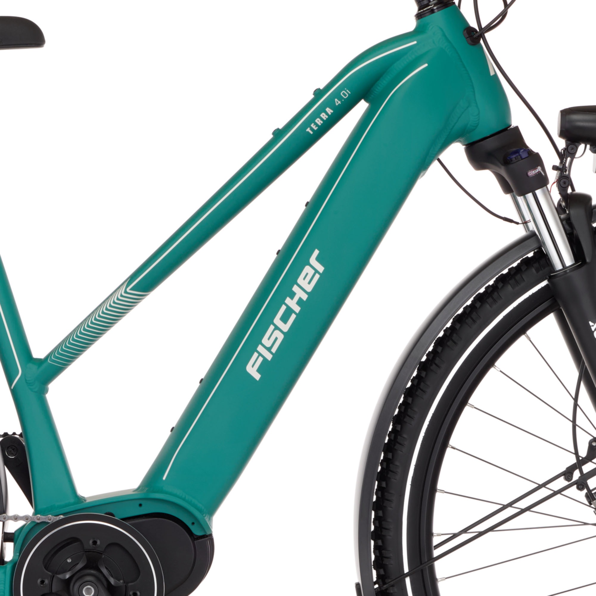 FISCHER Fahrrad E-Bike »TERRA 4.0i 630 45«, 10 Gang, Shimano, CUES, (mit Akku-Ladegerät-mit Werkzeug)