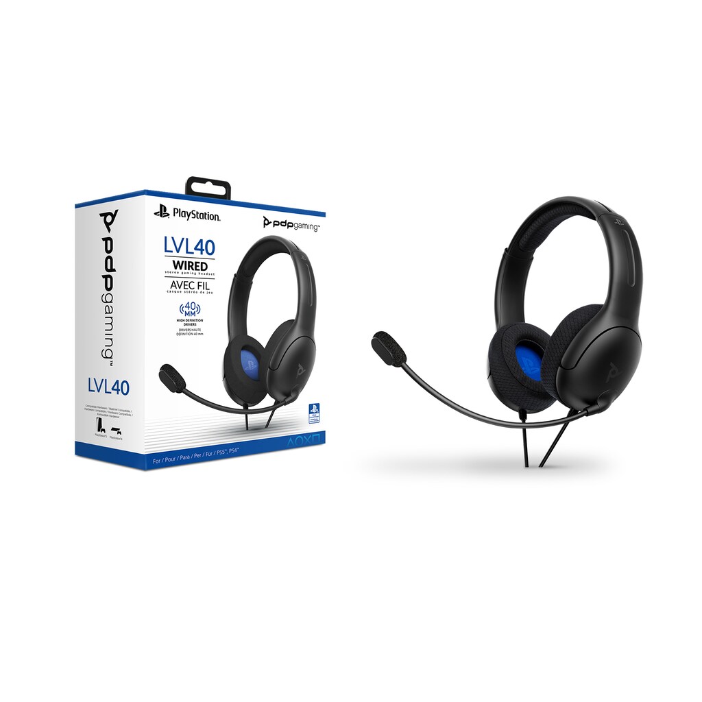 PDP - Performance Designed Products Kopfhörer »PDP Headset LVL40 Stereo für Playstation 4/5«