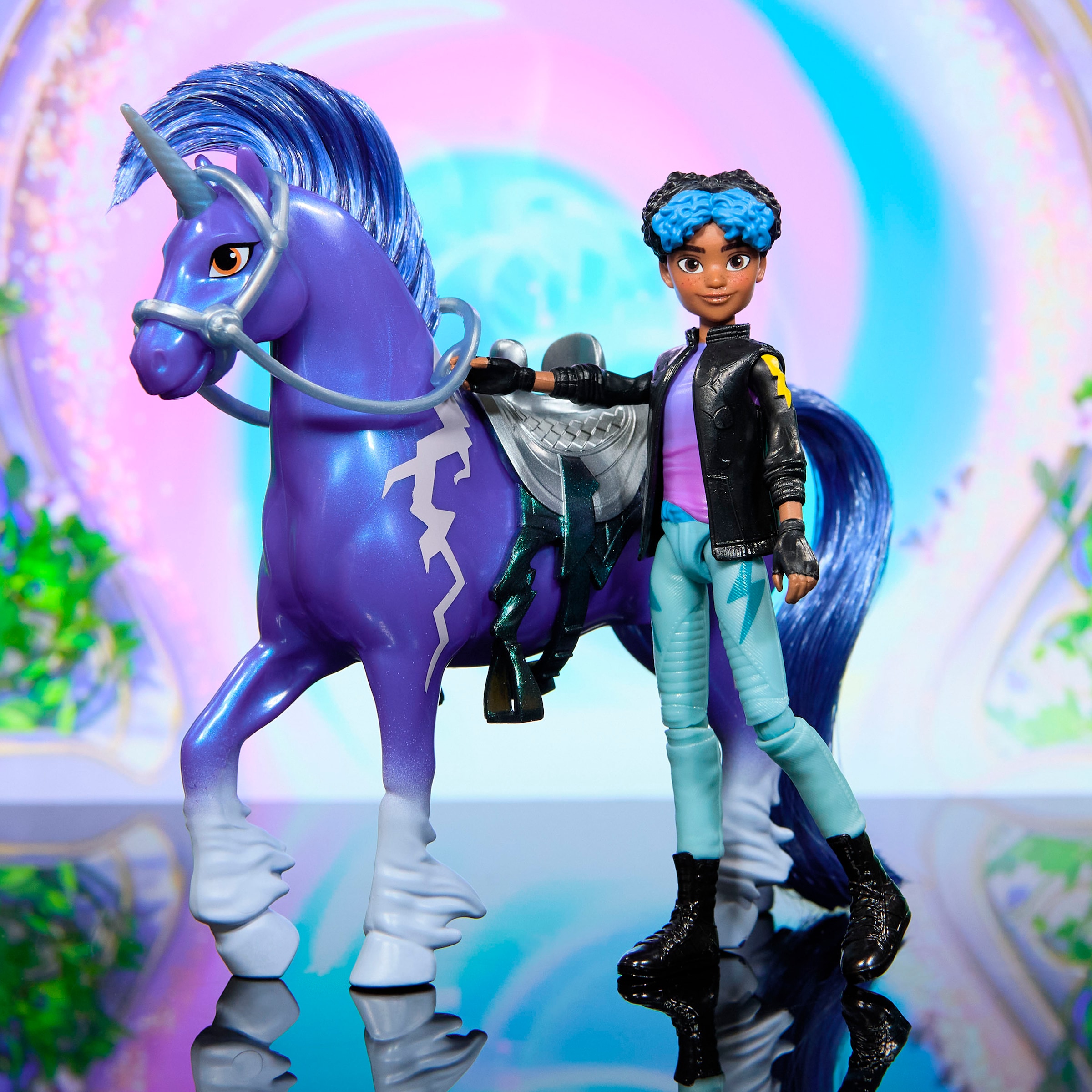 Spin Master Anziehpuppe »Unicorn Academy - Rory & Einhorn Storm«, mit echter Mähne