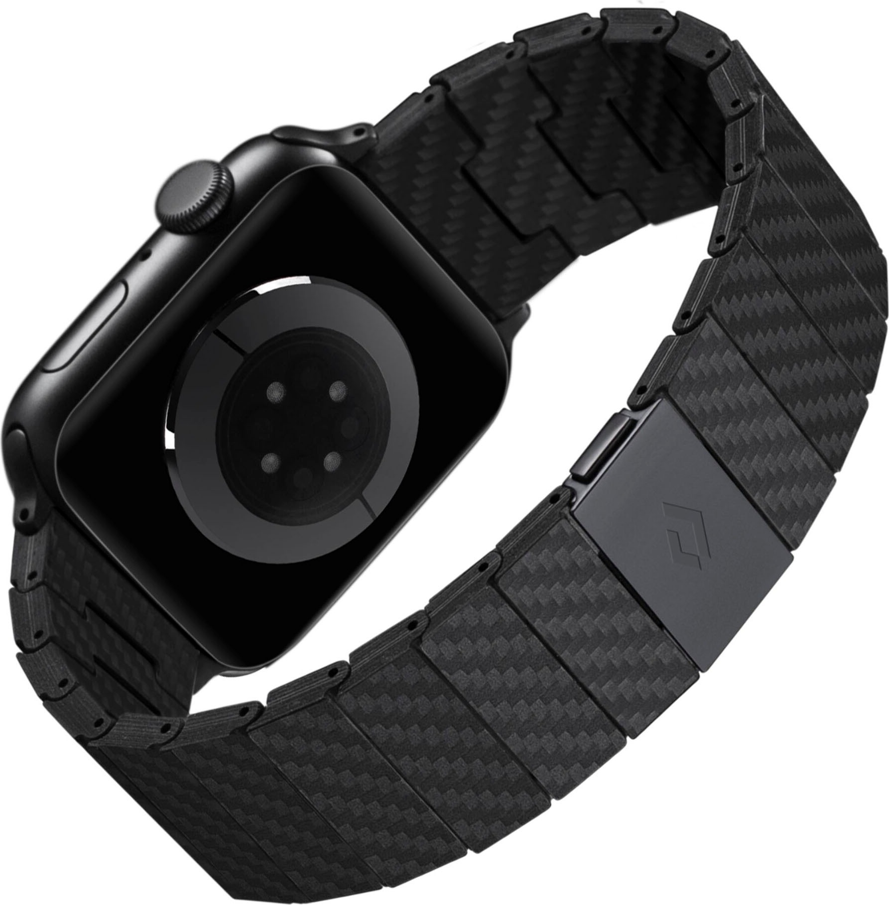 Pitaka Smartwatch-Armband »Carbon Fiber Link Bracelet Modern Band 42-44mm«