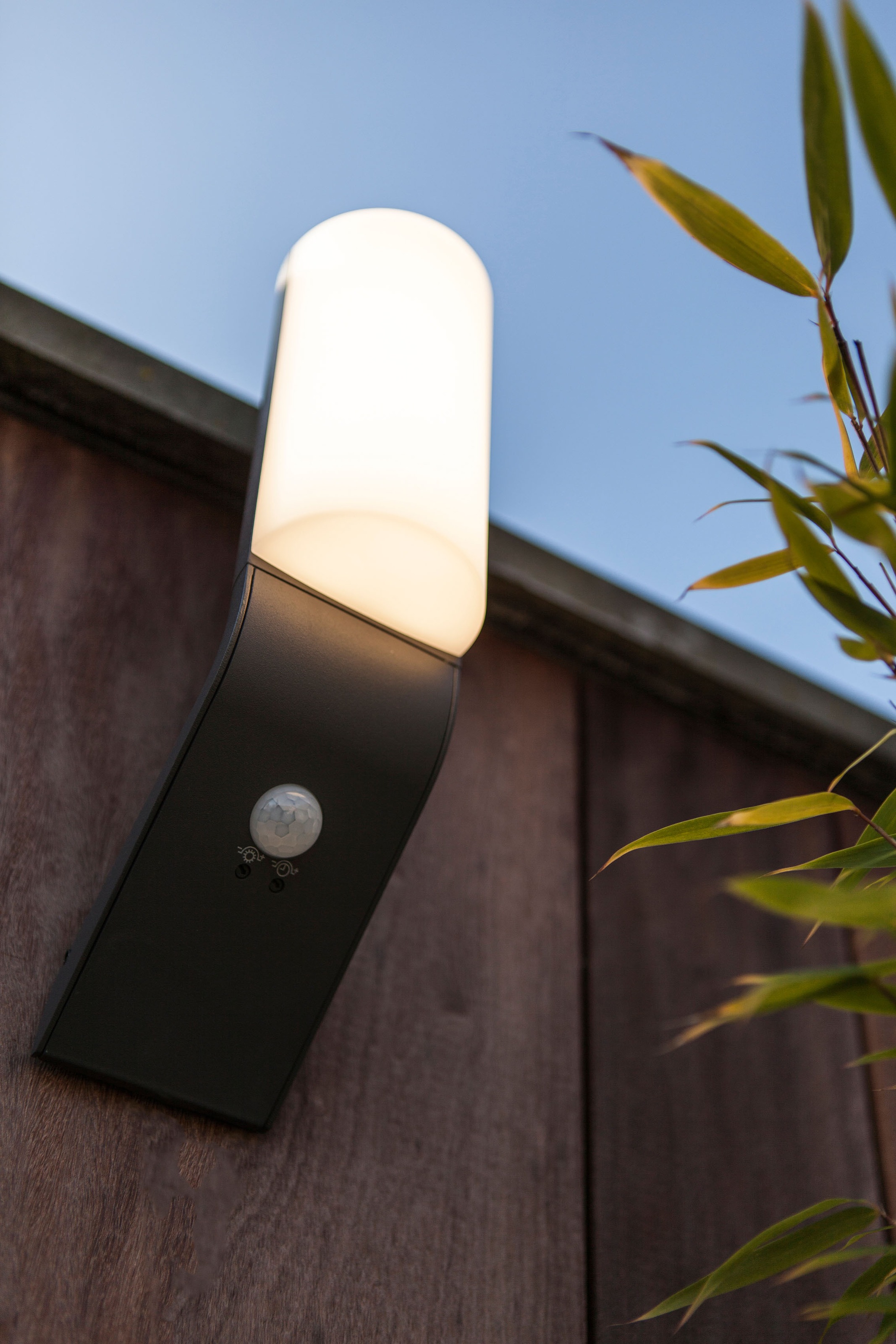 LUTEC LED Außen-Wandleuchte »BATI«, Leuchtmittel LED-Modul | LED fest integriert, Bewegungsmelder