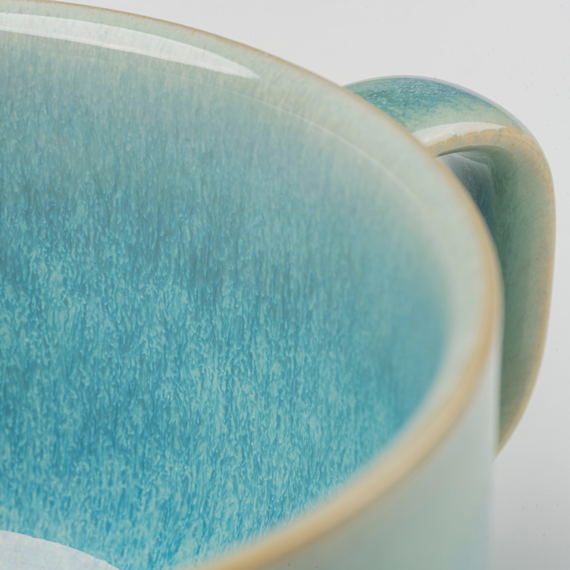 gipfelstück Tasse »Tiefer See«, (Set, 4 tlg.), Scandi-Style, Reaktivglasur, jedes Stück ein Unikat, 4-teilig