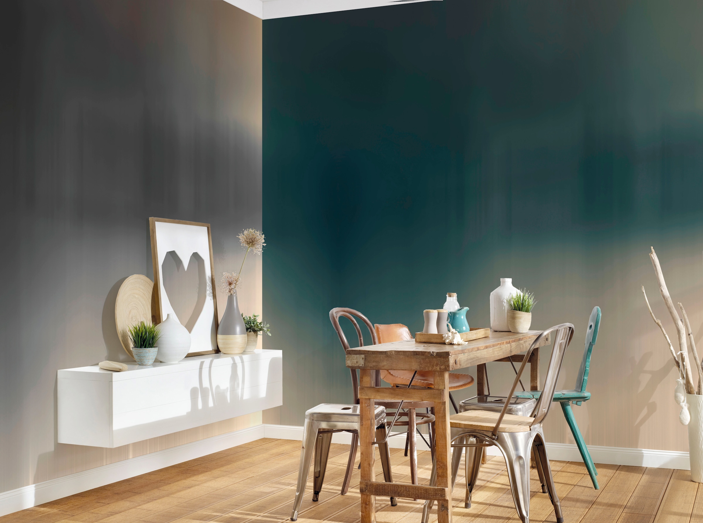 Architects Paper Fototapete »Atelier 47 Diffused Painting 2«, abstrakt, Vlies, Wand, Schräge, Decke