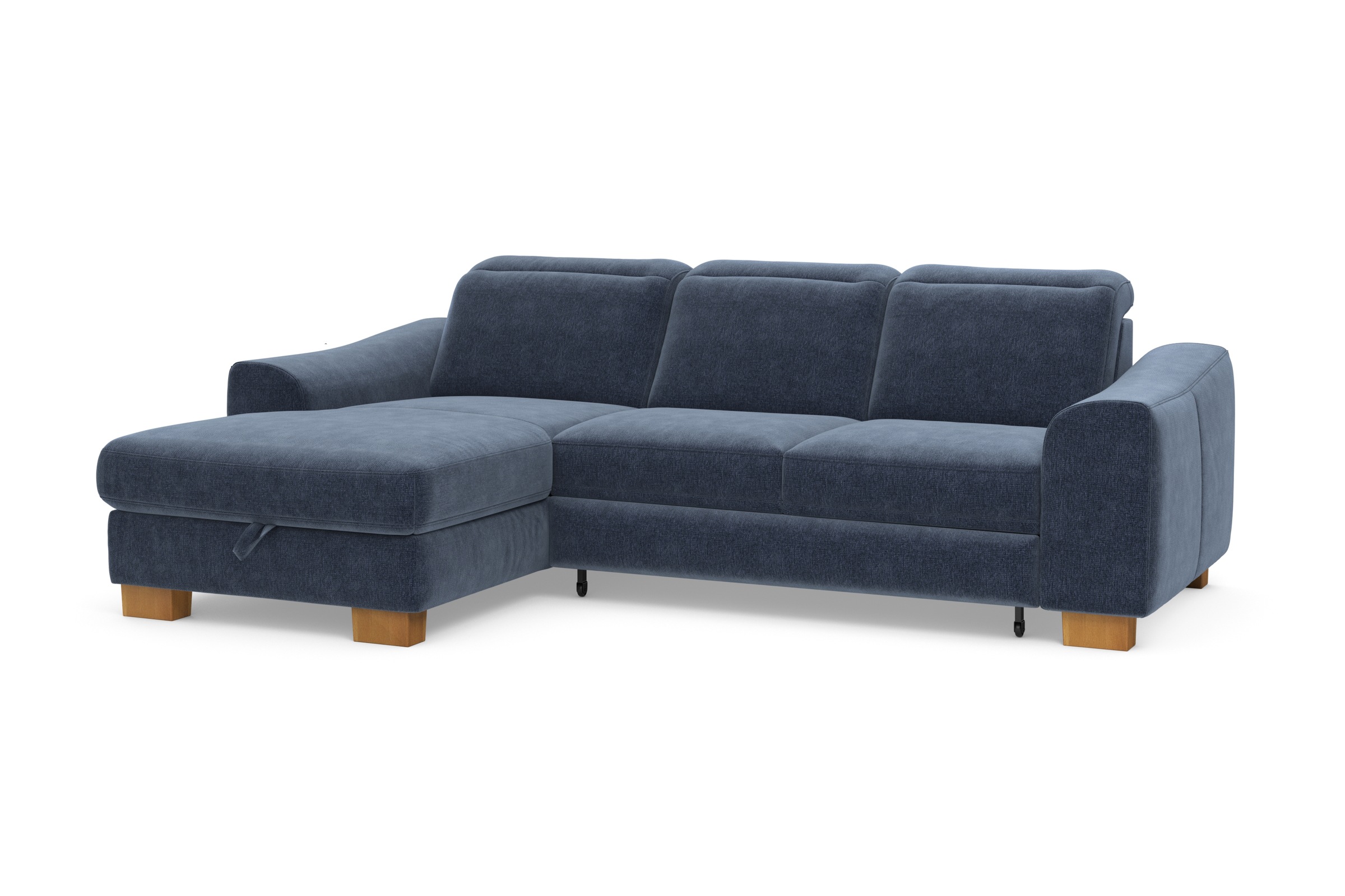 Home affaire Ecksofa »Dundee L-Form«, wahlweise mit Kopfteilverstellung und zusätzlich mit Bettfunktion
