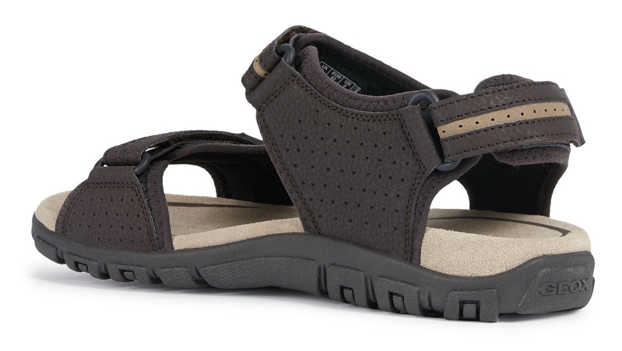 Geox Sandale »UOMO SANDAL STRADA«, Sommerschuh, Klettschuh, Outdoorsandale, im Trekking-Look
