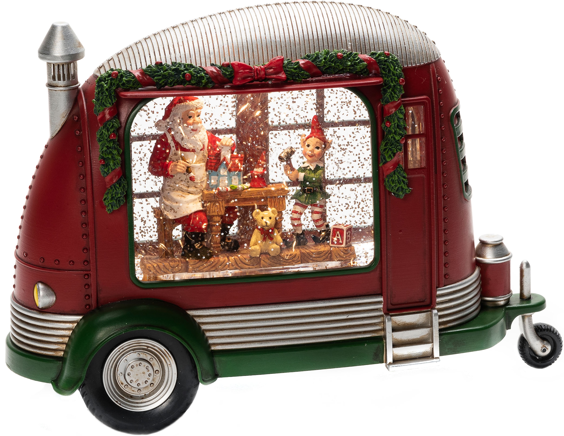 KONSTSMIDE LED Laterne »Karavan«, Spielsachen bestellen wassergefüllt, Weihnachtsmann 1 Raten flammig-flammig, auf repariert