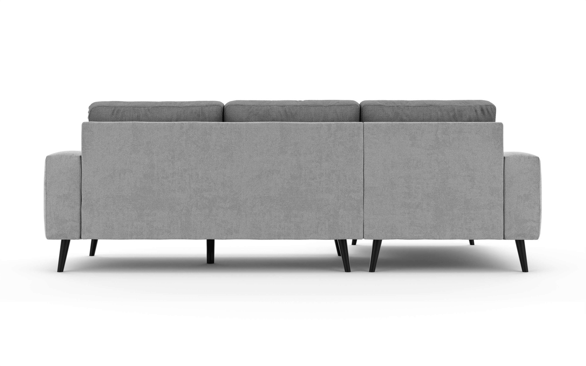 INOSIGN Ecksofa »SERINE mit Recamiere rechts/links bestellbar, Maße B/H/T 253/91/161 cm«, L-Form mit Wellenunterfederung, 3 Rückenkissen, ohne Bettfunktion