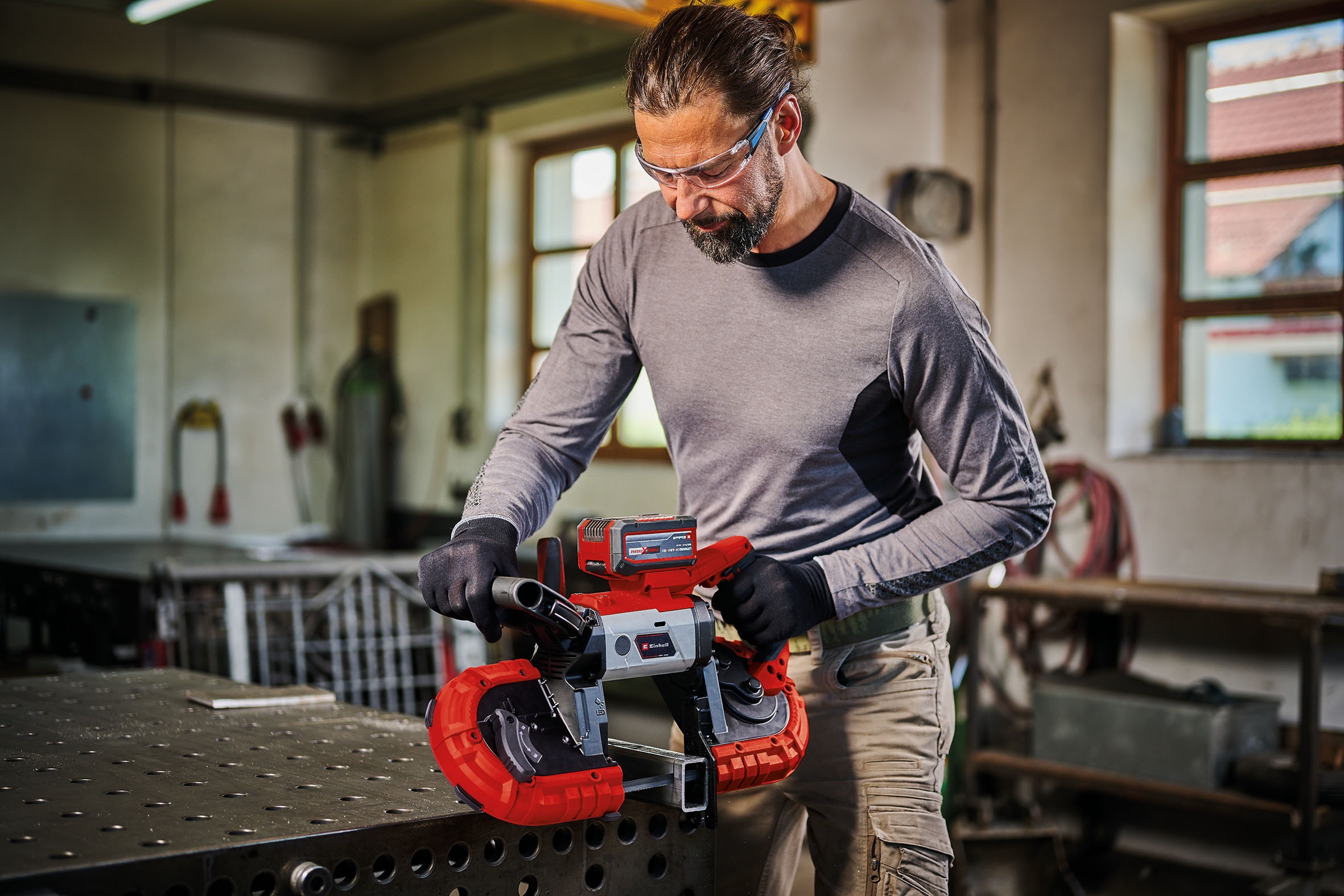 Einhell Akku-Bandsäge »TE-MB 18/127 Li-Solo«, ohne Akku und Ladegerät