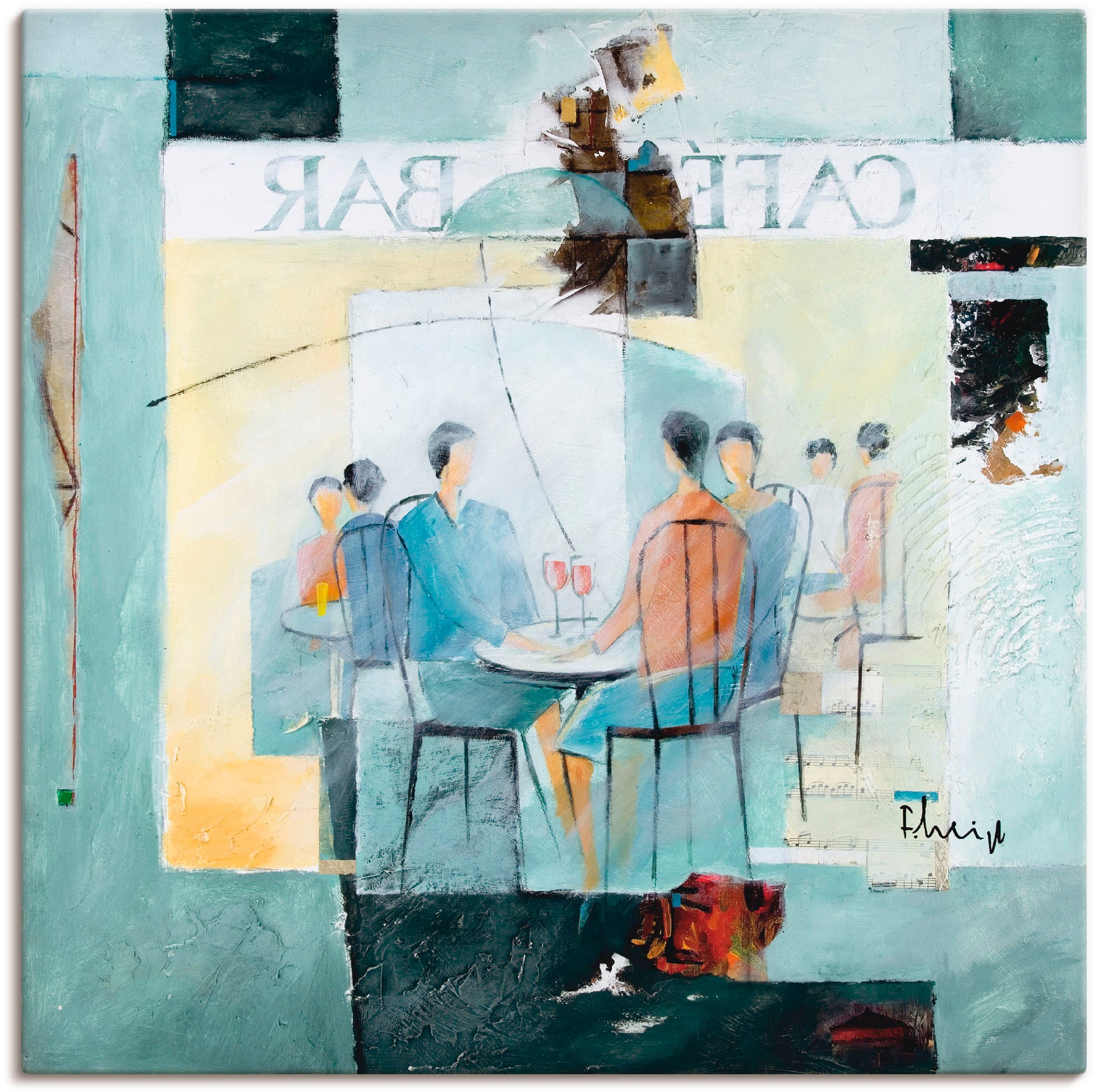 Artland Wandbild »Geschmack von Zitronen« Gruppen & Familien 1 Stk. tlg. al günstig online kaufen