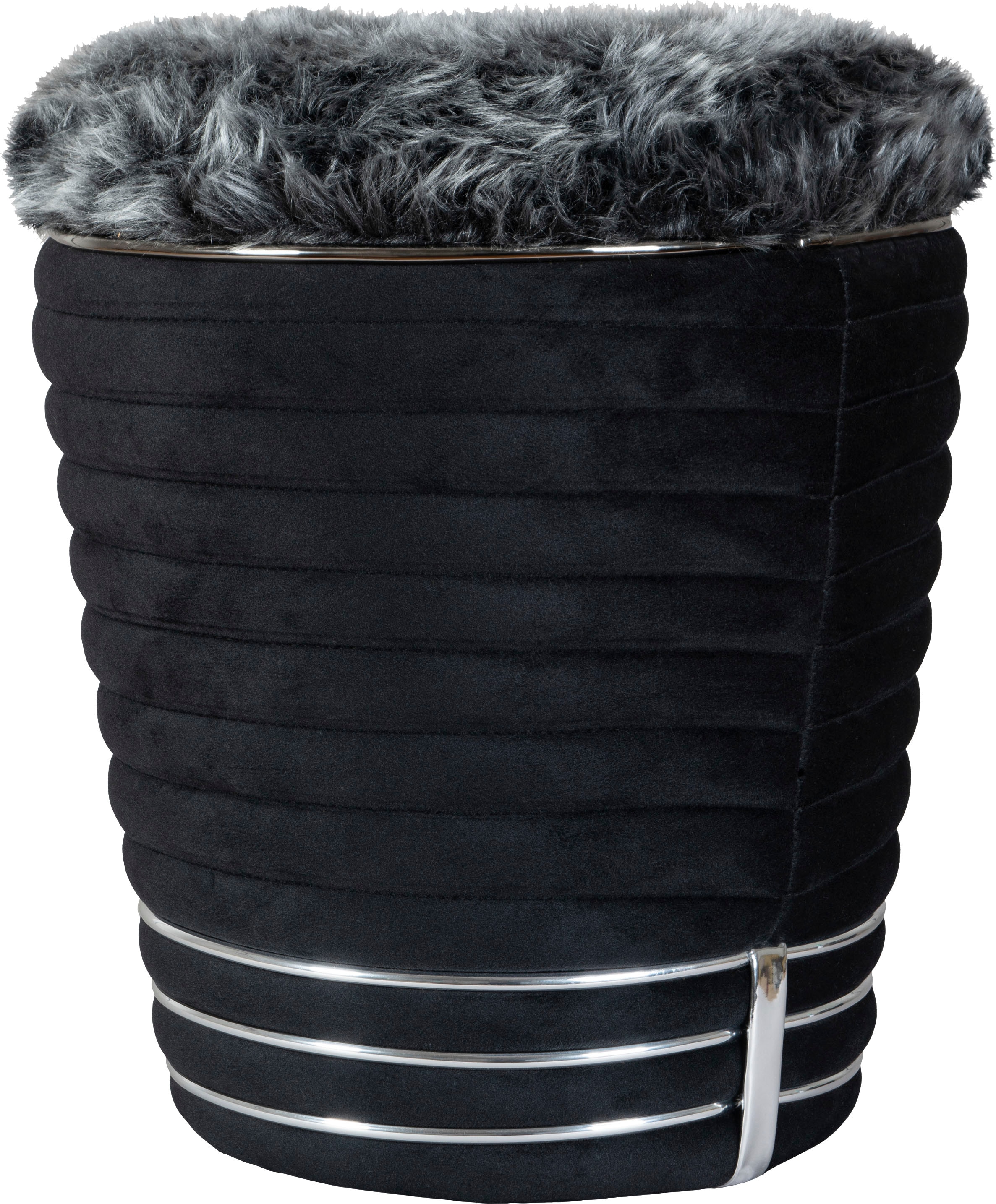 Kayoom Sitzhocker »Hocker Doric, trendiger Look, ästhetische Farbgebung, schöne Steppung«, (1 St.), komfortabel, hochqualitativ, pflegeleicht, hochwertige Materialien