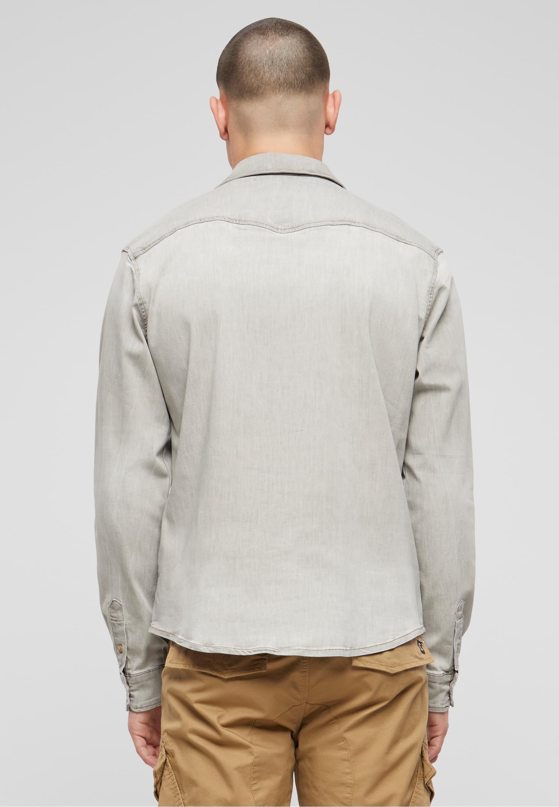 Brandit Langarmhemd »Brandit Herren Riley Denim Shirt« 1 Stk.