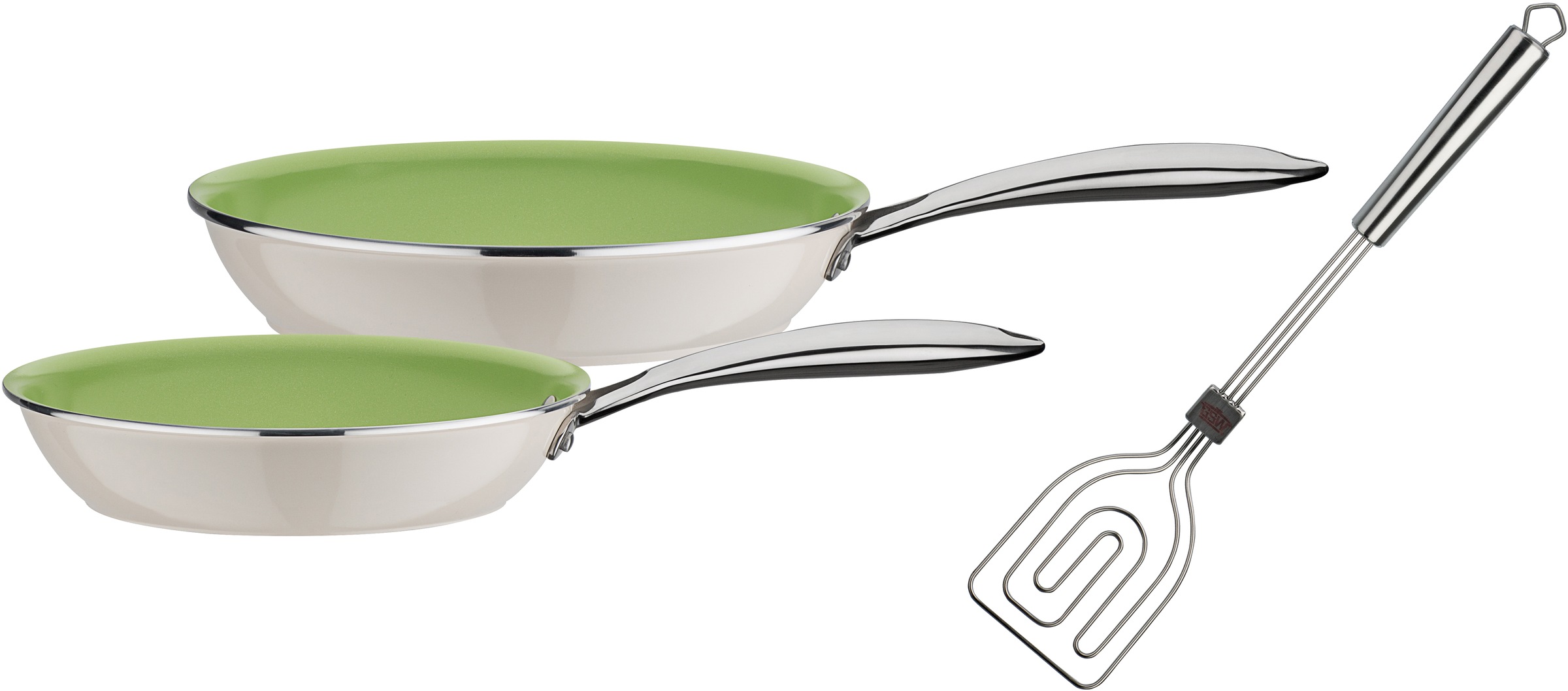 GSW Pfannen-Set »CERAMICA color«, Aluminium, (Set, 3 tlg.), Induktion auf  Raten kaufen