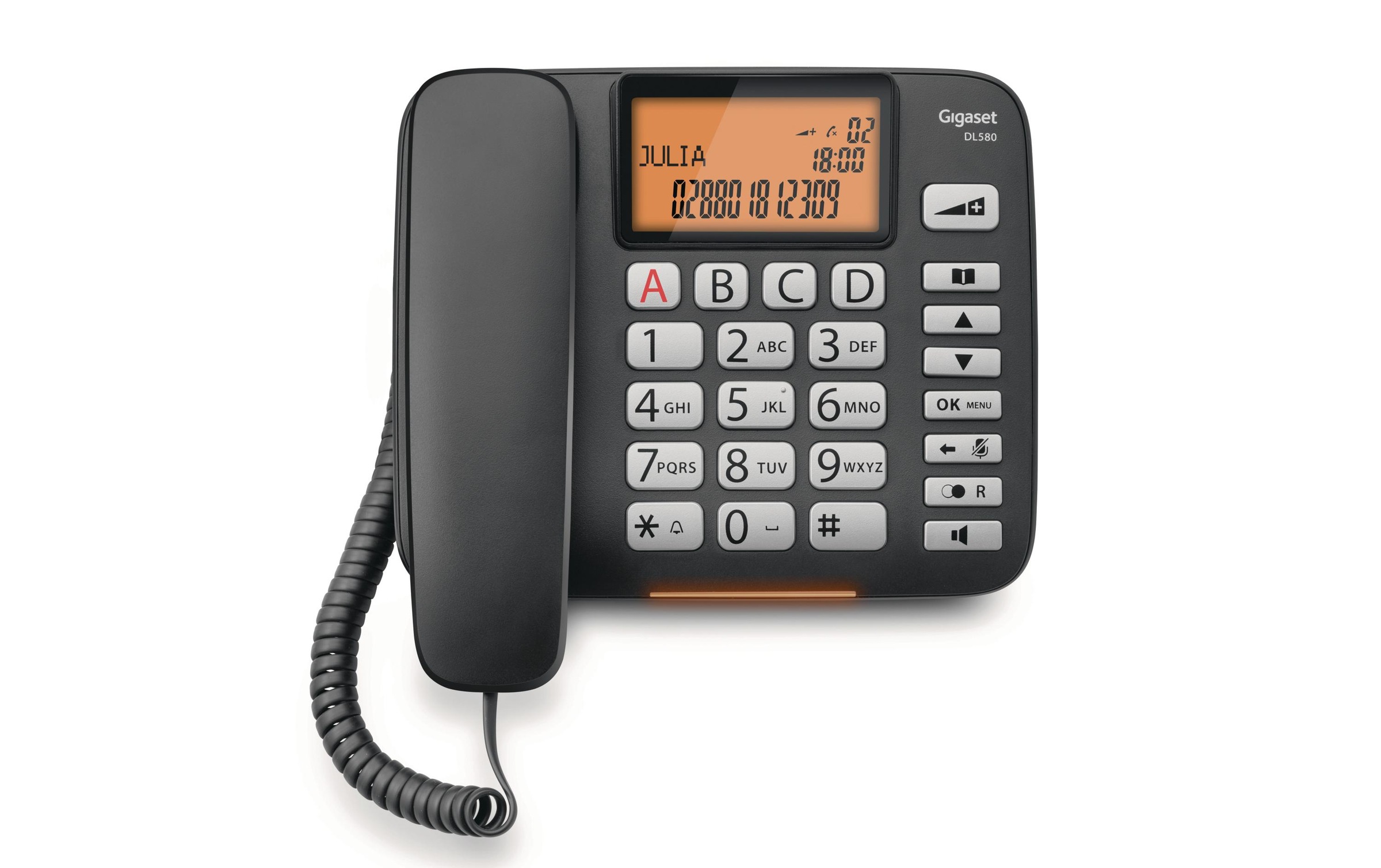 Gigaset Kabelgebundenes Telefon »DL580 Schwarz« ( )