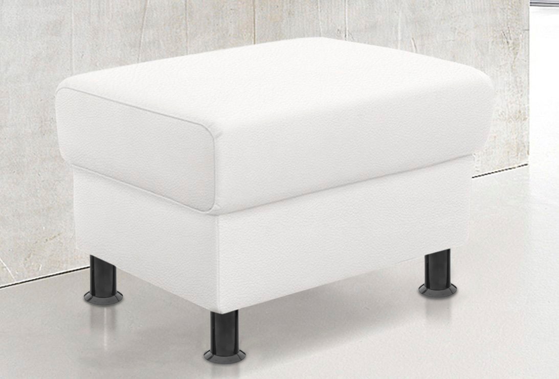 TRENDMANUFAKTUR Hocker »Rondo, Polsterhocker zur Serie, Breite 67 cm, Füße günstig online kaufen