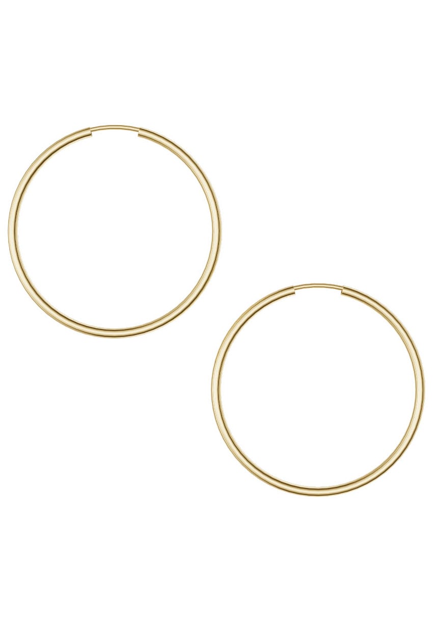 Firetti Paar Creolen »Schmuck Geschenk Silber 925 2,0 mm breit«, Made in Germany