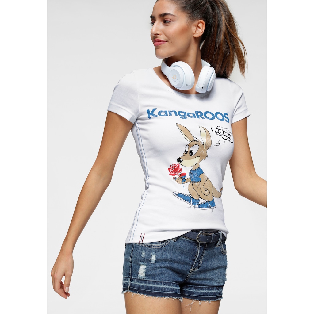KangaROOS T-Shirt, mit Comic-Print