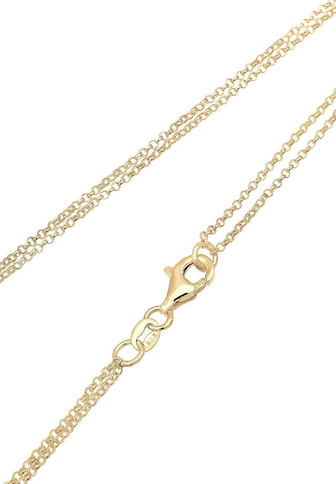 Elli Schmuckset »Kreis 925 Sterling Silber vergoldet«
