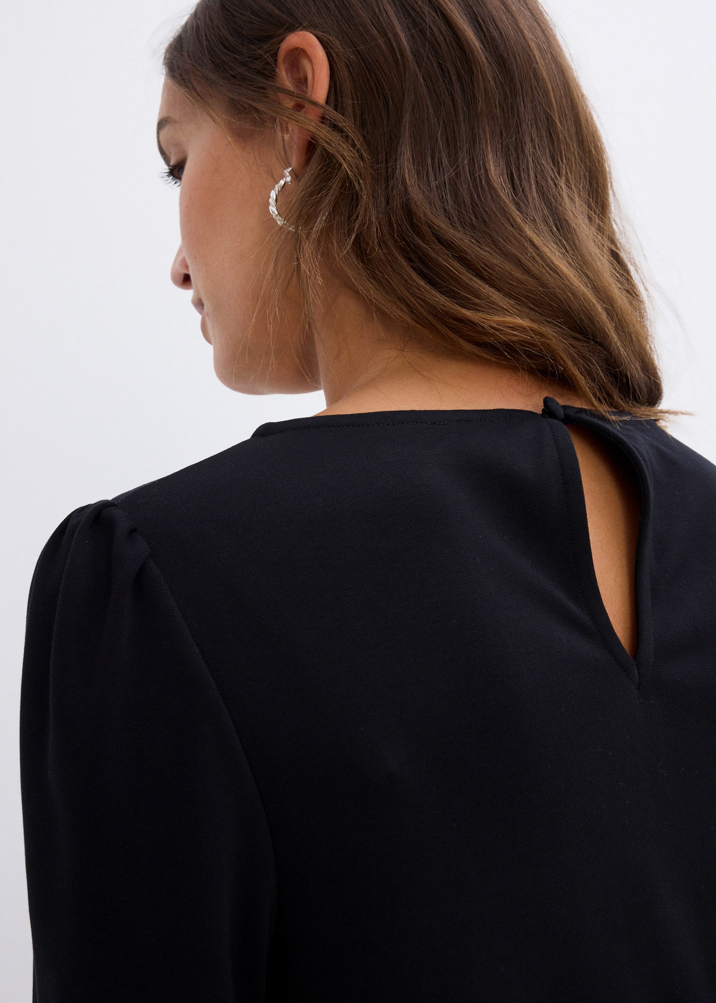 bonprix Jerseykleid »Jerseykleid aus Punto di Roma« für besondere Anlässe, in A-Linien-Passform