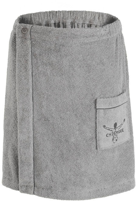 Chiemsee Kilt »Chiemsee Herren Saunakilt Venice, ideal für Sauna & Spa«, (1 St.), Logostickerei auf der Tasche