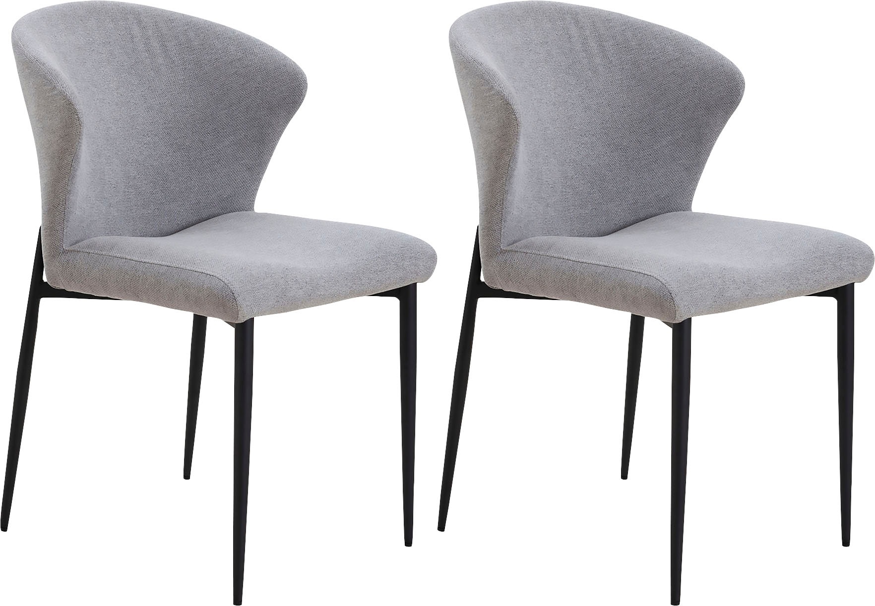 SalesFever Esszimmerstuhl »Dallas 2er-Set«, (Set), 2 St., Strukturstoff, mi günstig online kaufen