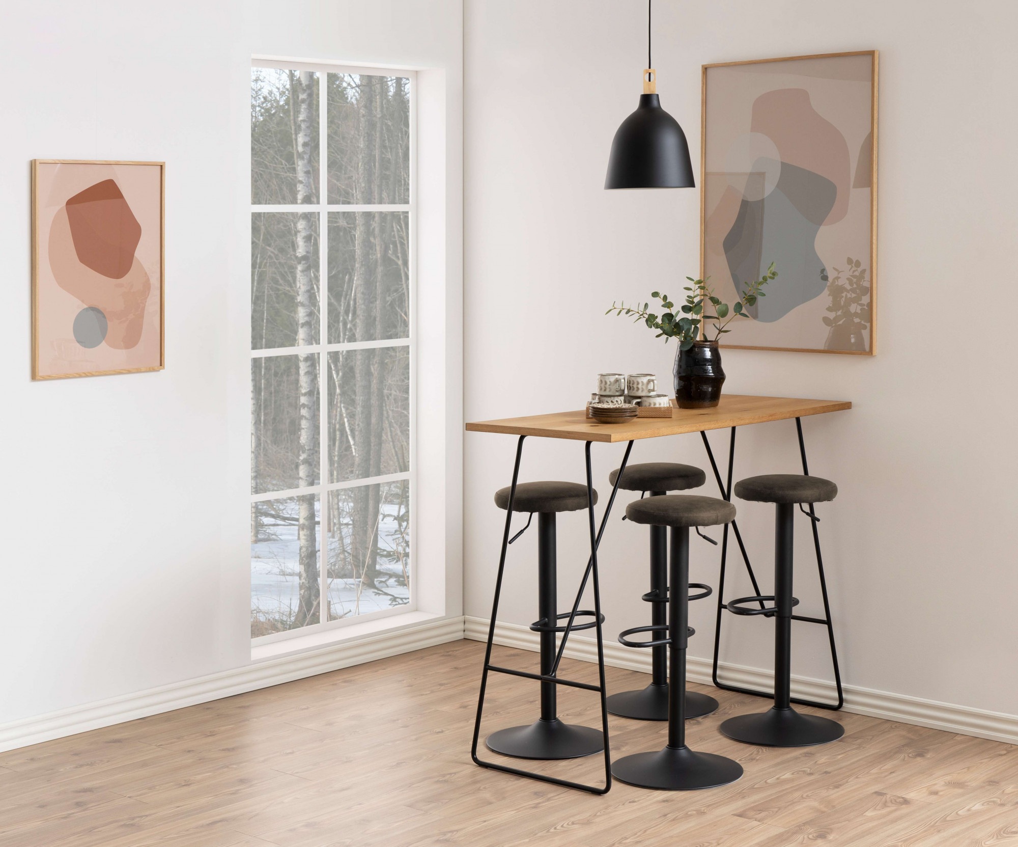 ACTONA GROUP Barhocker »Finch«, Barstuhl, (Set, 2 St), Höhenverstellbar, Fu günstig online kaufen