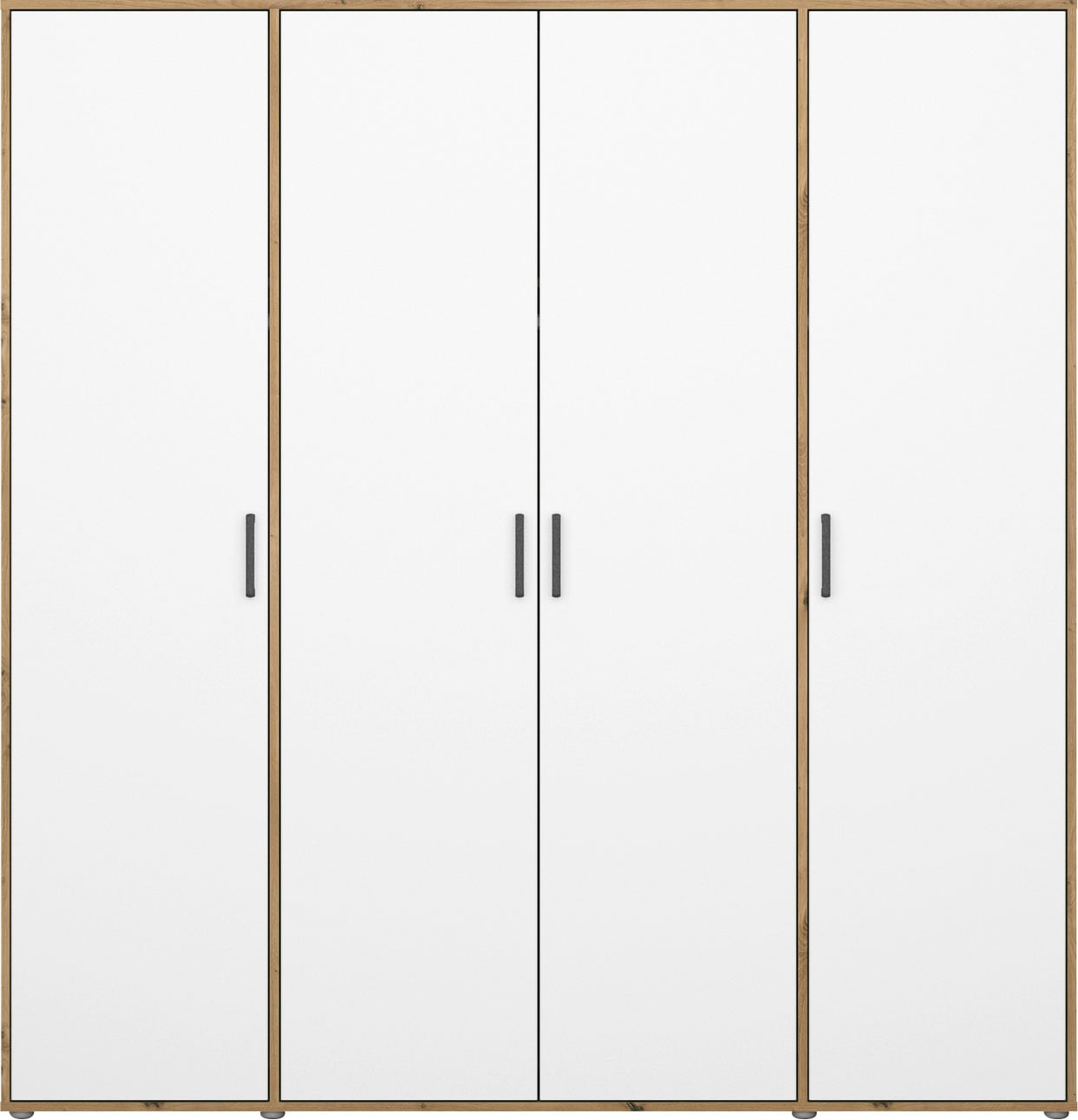 rauch Kleiderschrank »VOYAGER Garderobe Wäscheschrank TOPSELLER Schlafzimmer«, (in 3 verschiedenen Ausstattungen BASIC/CLASSIC/PREMIUM), Schrank mit modernen Griffen in viel Stauraum MADE IN GERMANY
