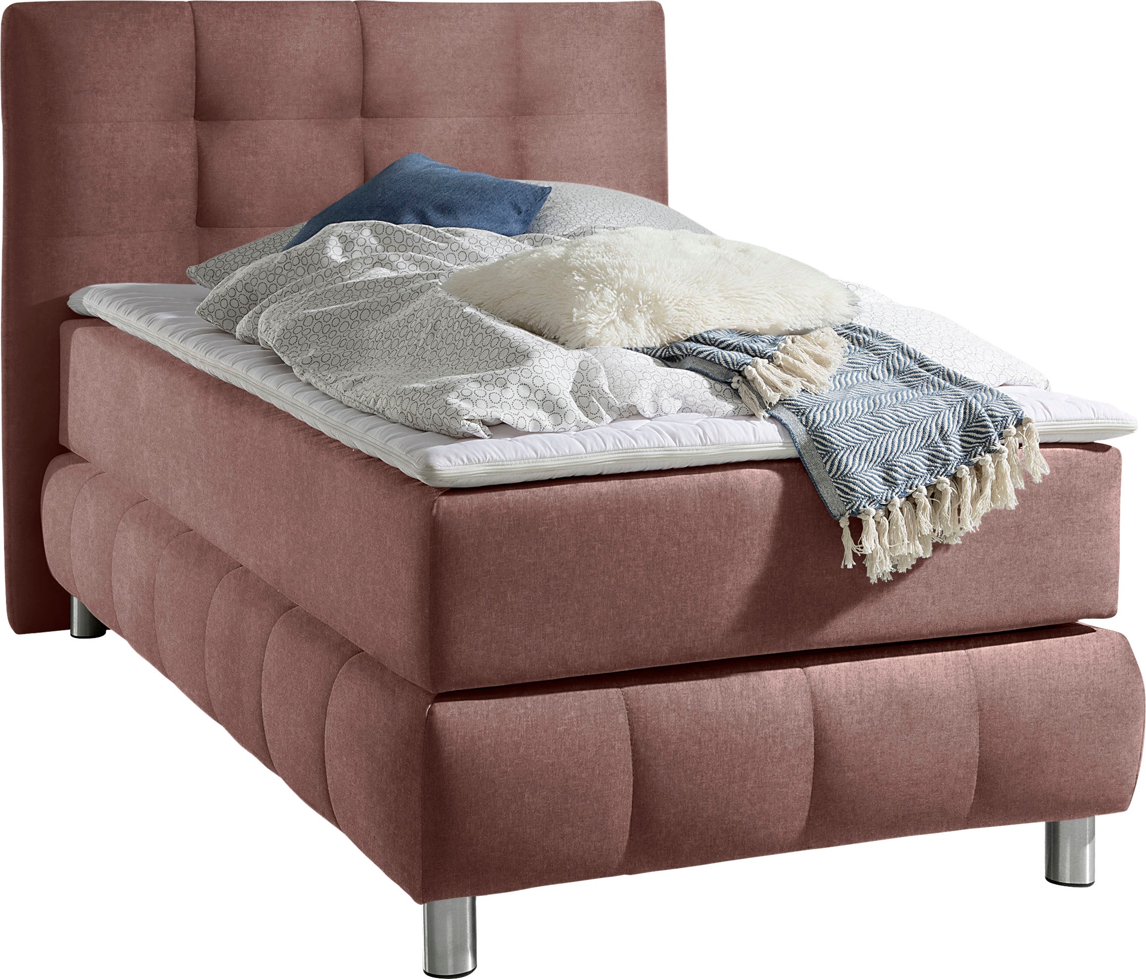 Home affaire Boxspringbett »Salo« incl. Topper, 6 Breiten, 2 Härtegrade, TF günstig online kaufen