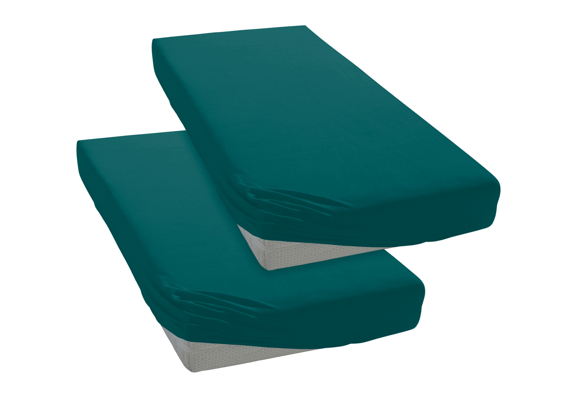 OTTO home Spannbettlaken »Cremona, in PREMIUM Qualität aus 96% Baumwolle & 4% Elasthan« Größe ab 90x200 cm, in 145g/m² sowie 180 g/m² erhältlich