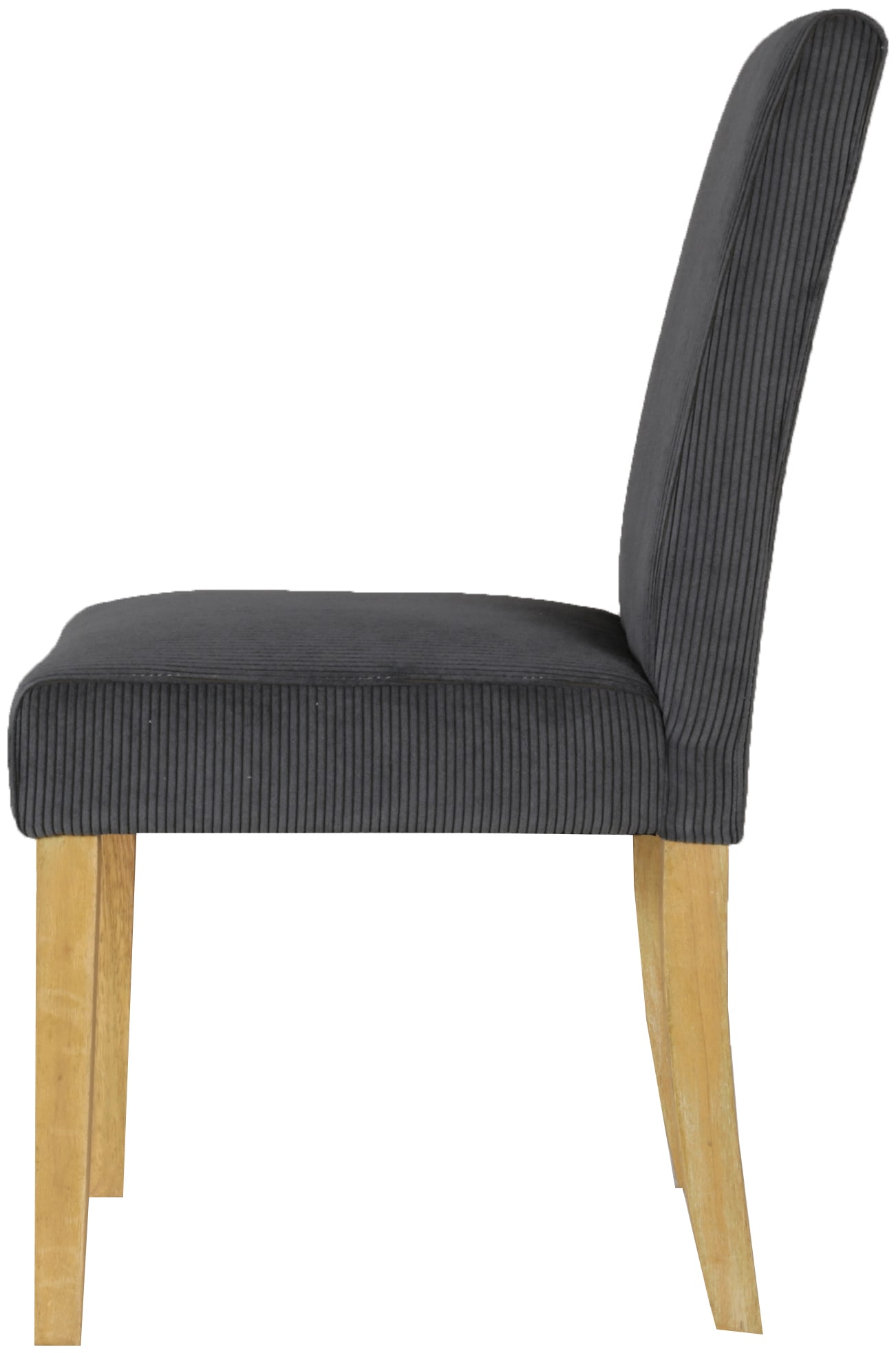 Home affaire Esszimmerstuhl »Winikon, TOPSELLER!«, (Set), 2 St., Cord, Massivholzgestell, moderner Cordbezug, bequem gepolstert