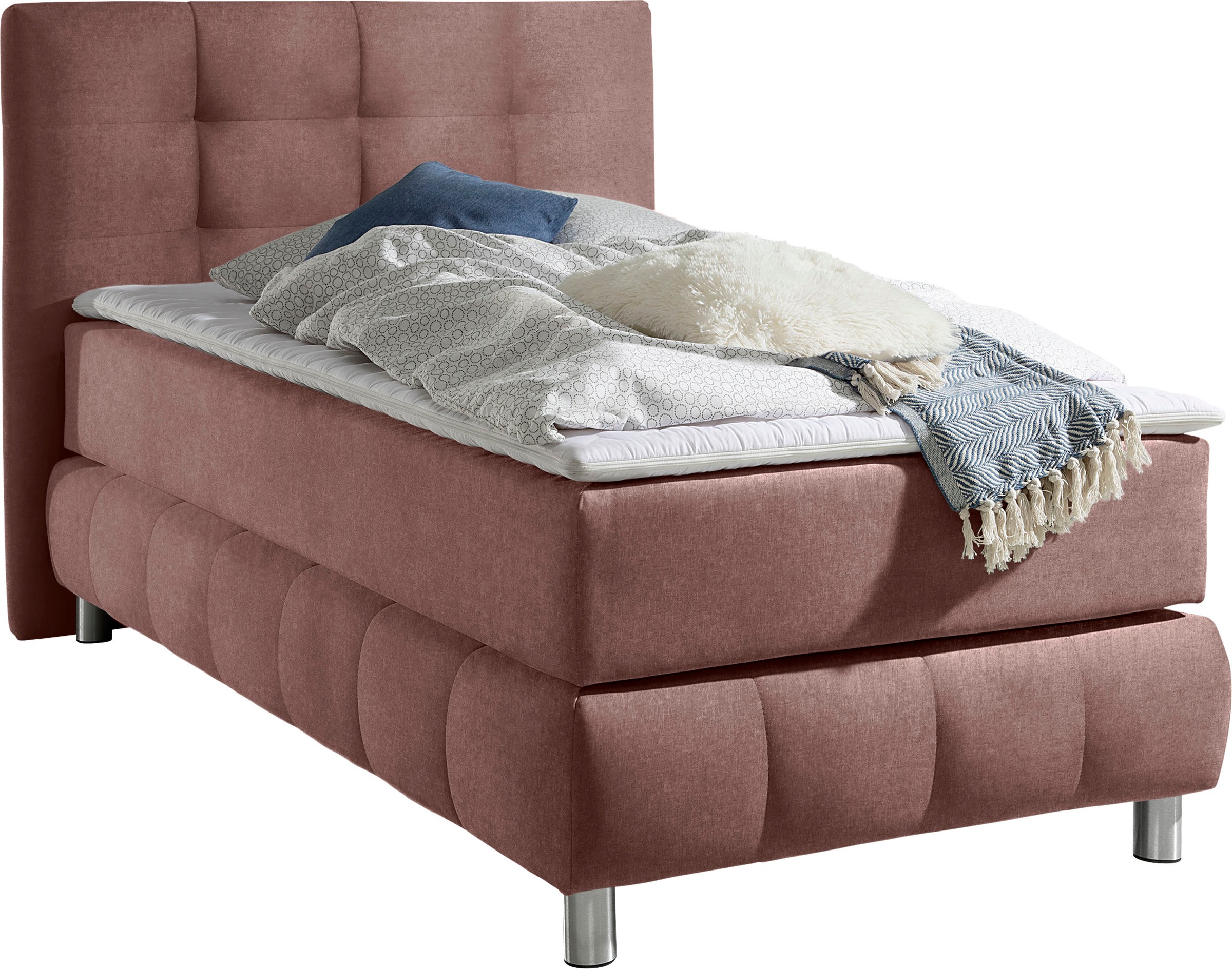 Home affaire Boxspringbett »Salo« incl. Topper, 6 Breiten, 2 Härtegrade, TF günstig online kaufen