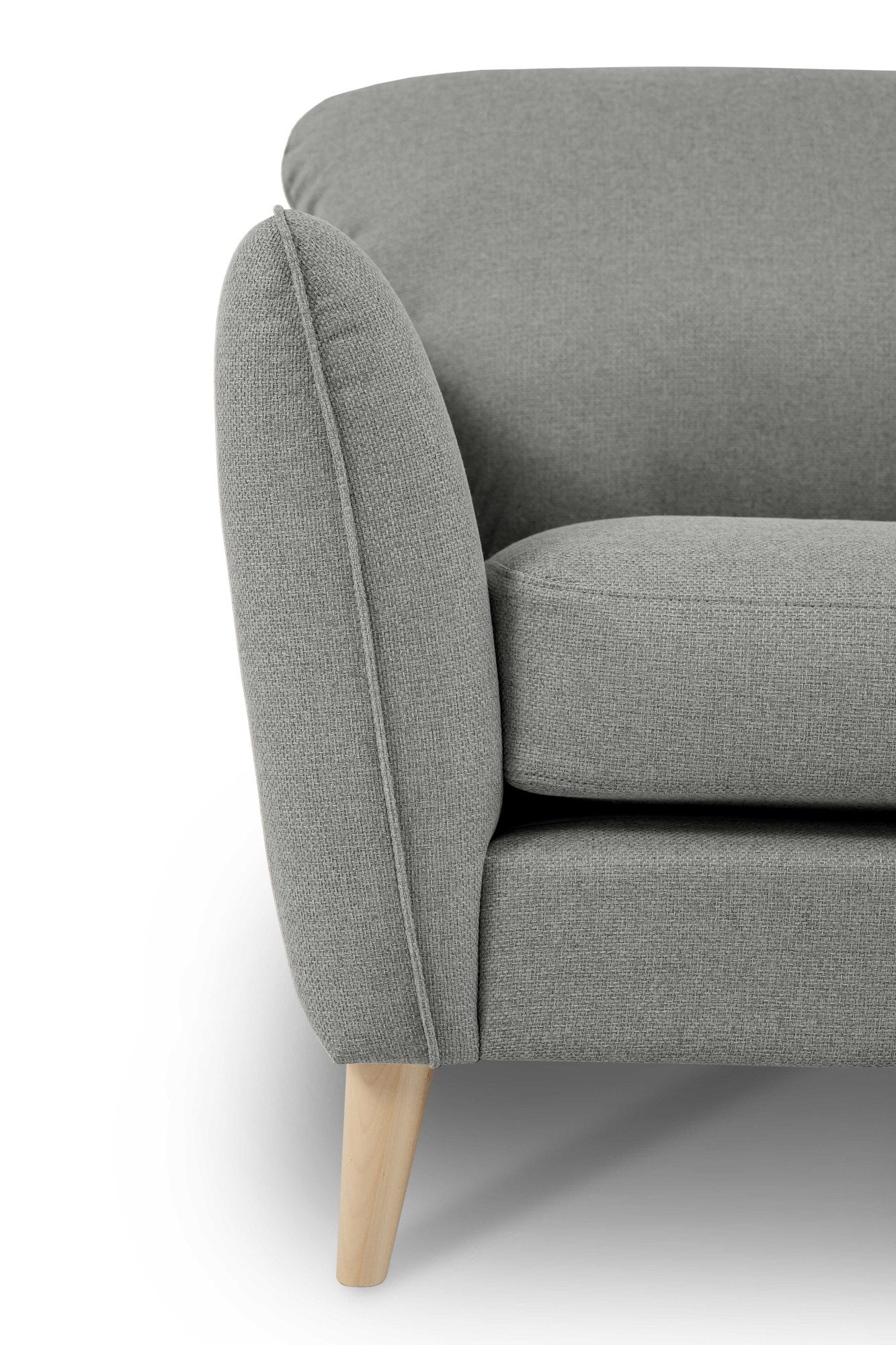 Home affaire 2-Sitzer »MARSEILLE Sofa 170 cm«, mit Massivholzbeinen aus Eiche, verschiedene Bezüge und Farbvarianten