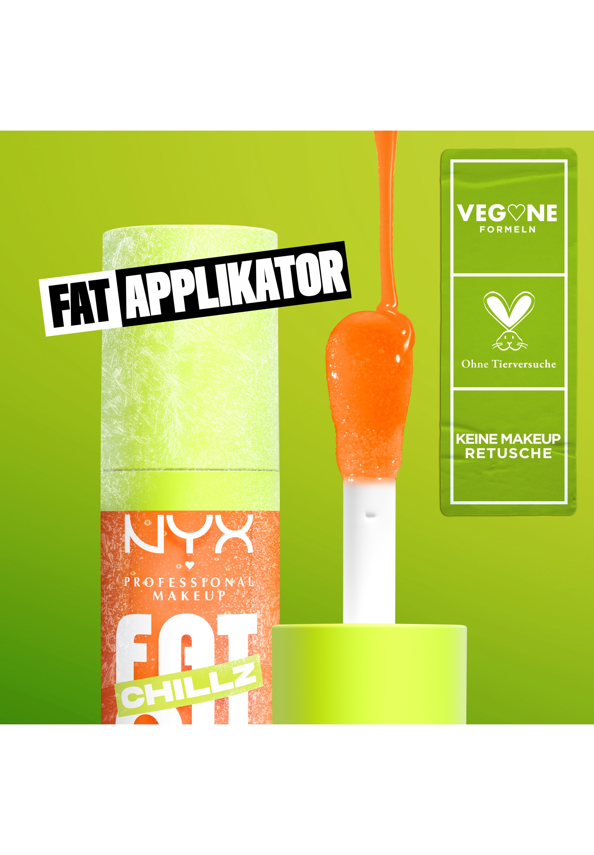 NYX Lipgloss »NYX Professional Makeup Fat Oil Chillz« mit intensiv-schimmerndem Finish, individuell aufbaubare Farbe