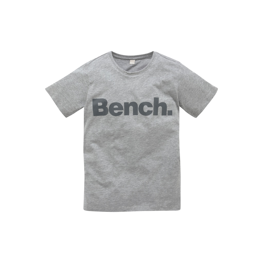 Bench. T-Shirt, mit Logodruck