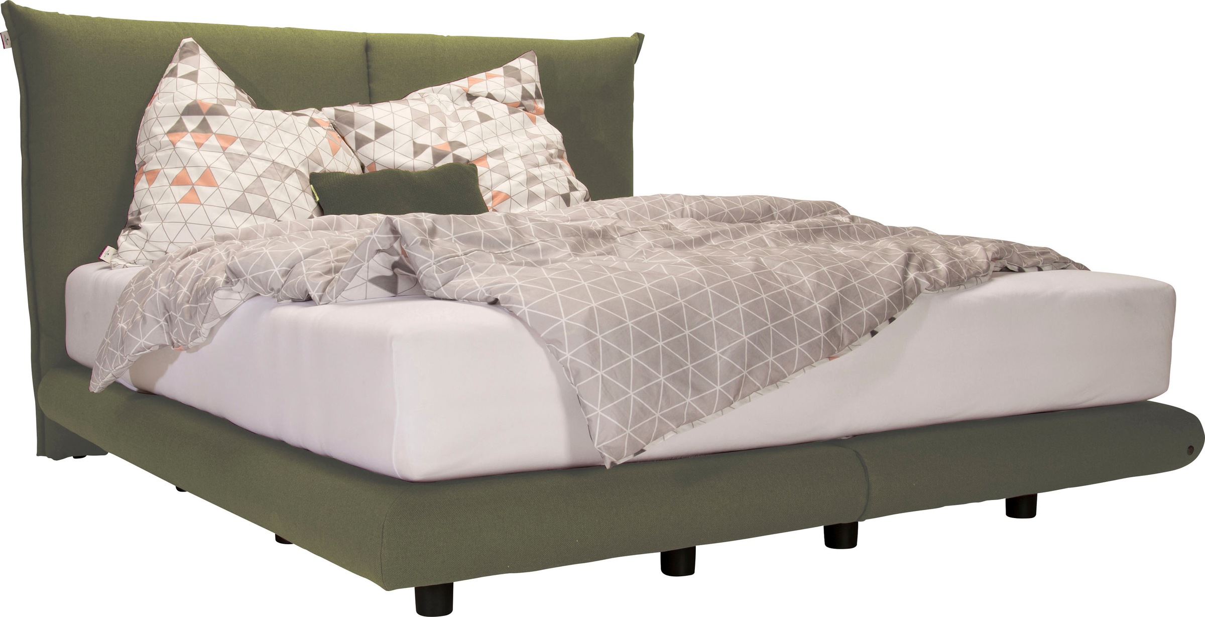 Bild von TOM TAILOR HOME Boxspringbett »SOHO PILLOW BOX«, in Schwebeoptik, Kopfteil in Kissenform, Höhe 120 cm