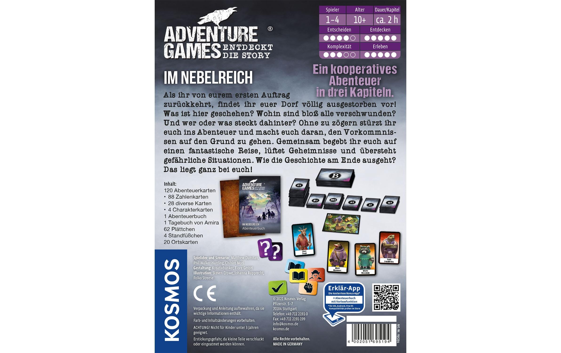 Kosmos Spiel »Adventure Games«