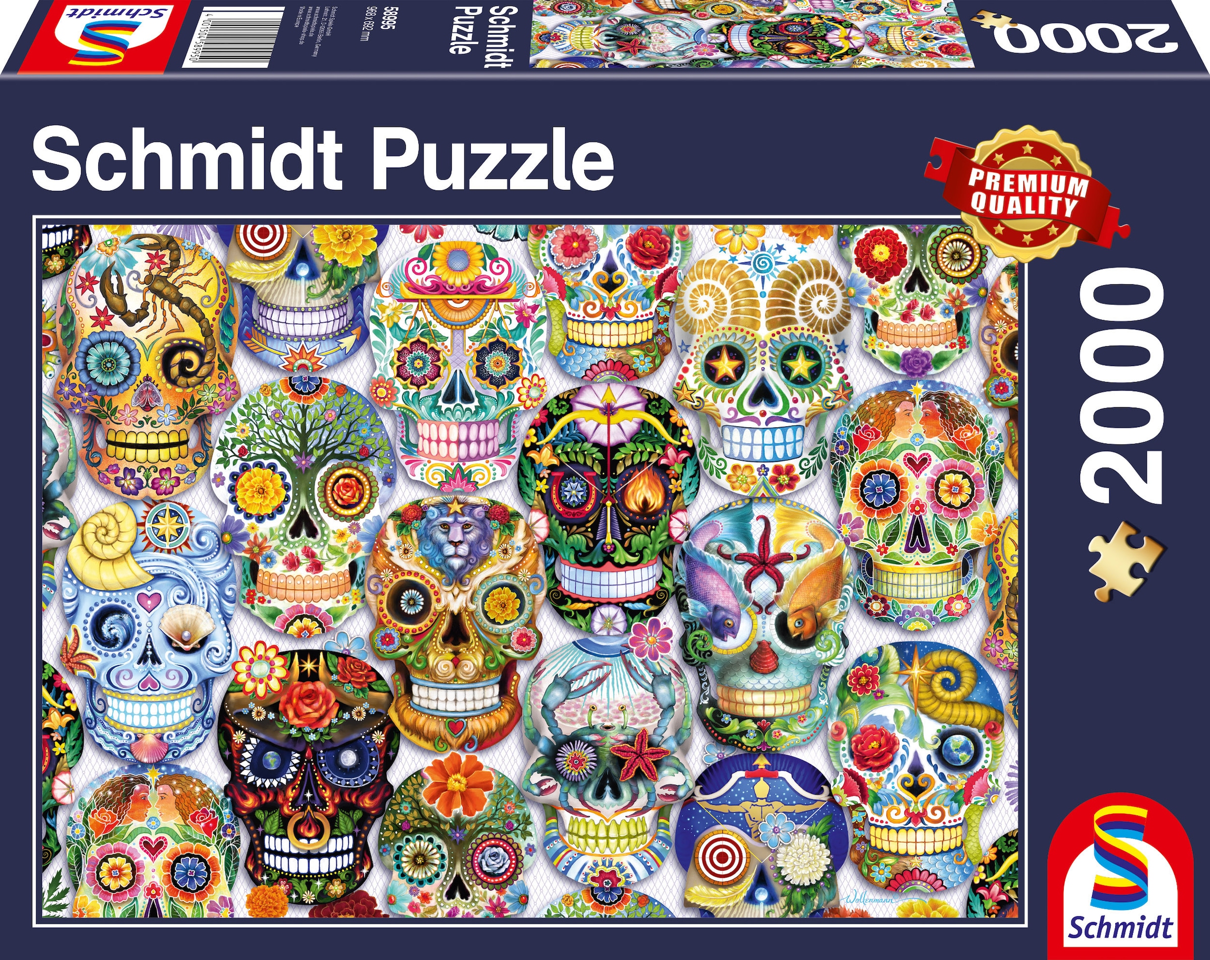 Schmidt Spiele Puzzle »La Catrina«, Made in Germany