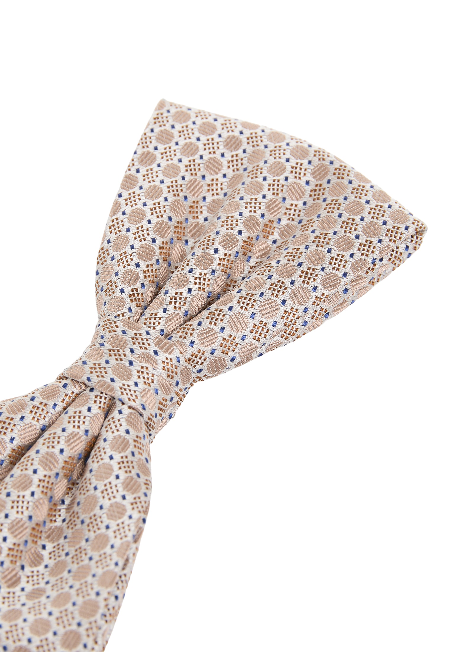 ETERNA Fliege beige Jacquard / reine Seide