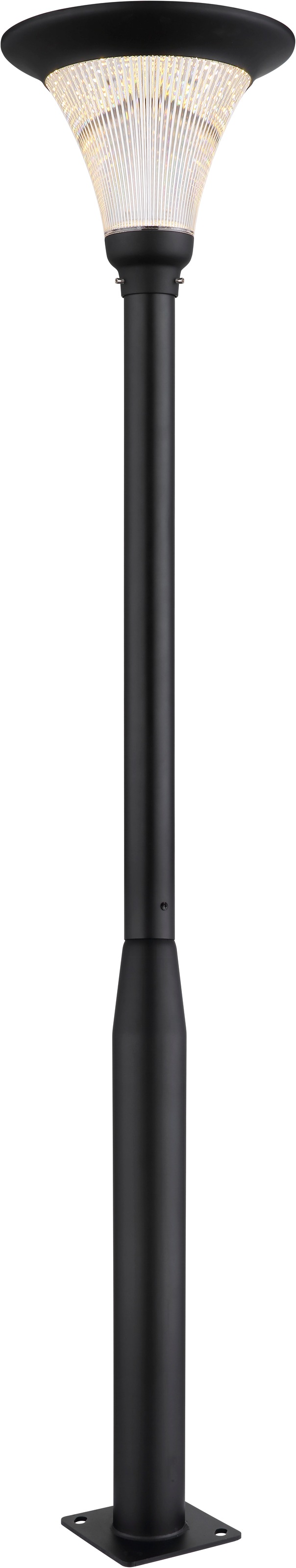 GLOBO LIGHTING LED Solarleuchte »SOLARLEUCHTE ALUMINIUM DRUCKGUSS GRAU, 1XL günstig online kaufen