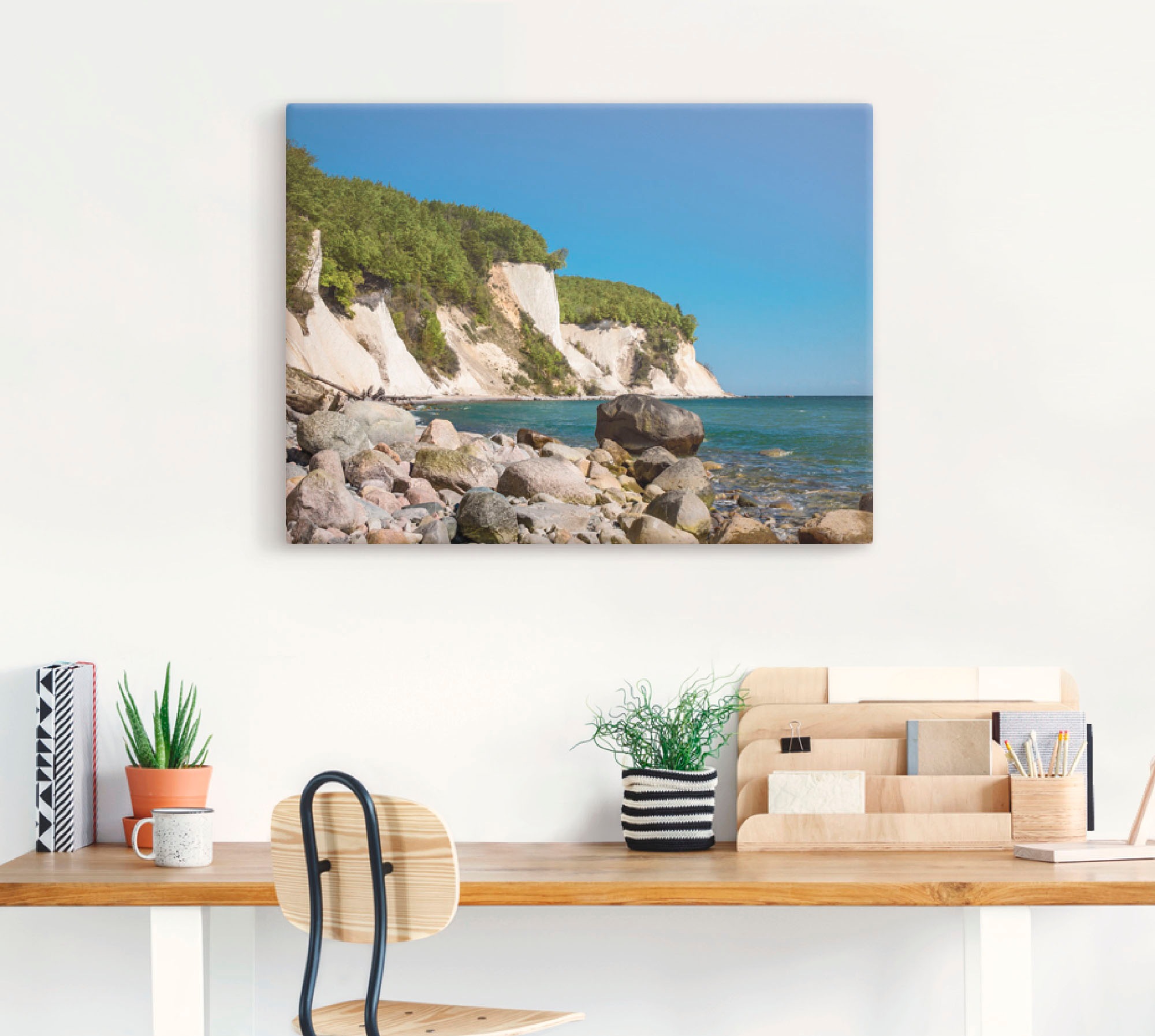 Artland Wandbild »Ostseeküste auf der Insel Rügen«, Küste, (1 St.), als Leinwandbild, Wandaufkleber oder Poster in versch. Größen