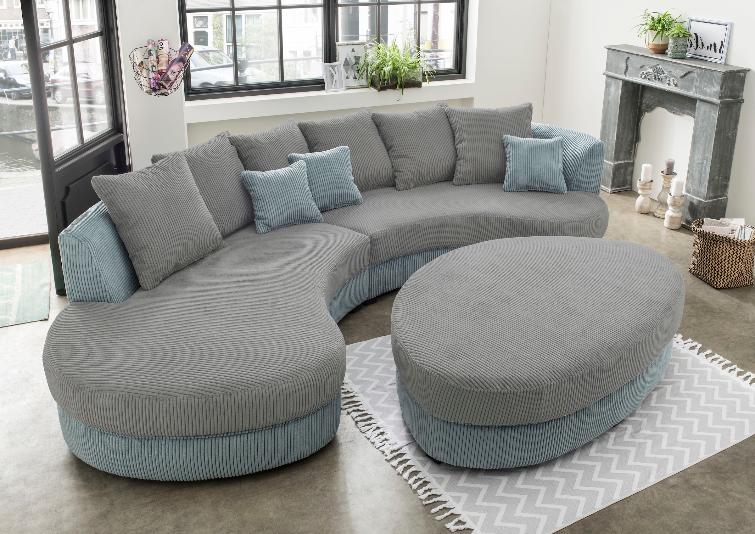 Home affaire Ecksofa »Limoncello organische Formensprache, OTTOs Choice, L- günstig online kaufen