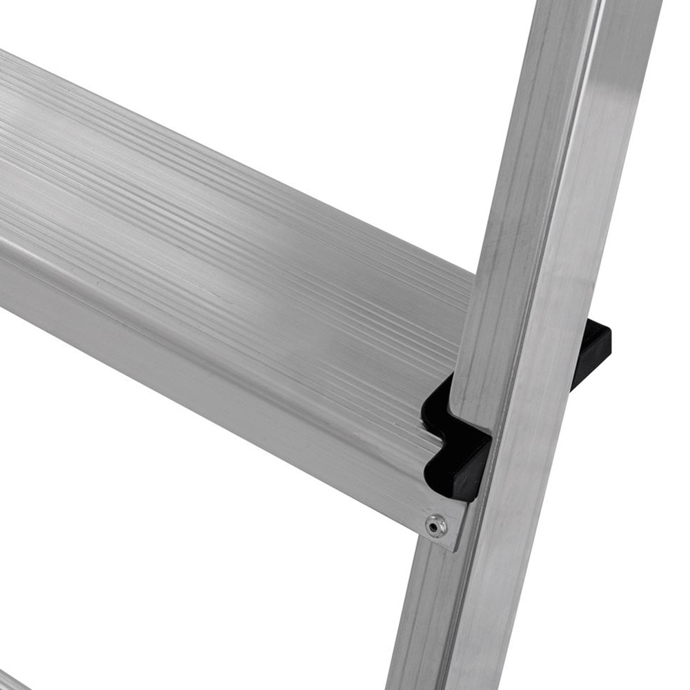 KRAUSE Stehleiter »Safety«, Aluminium, 1x7 Stufen, Arbeitshöhe ca. 350 cm