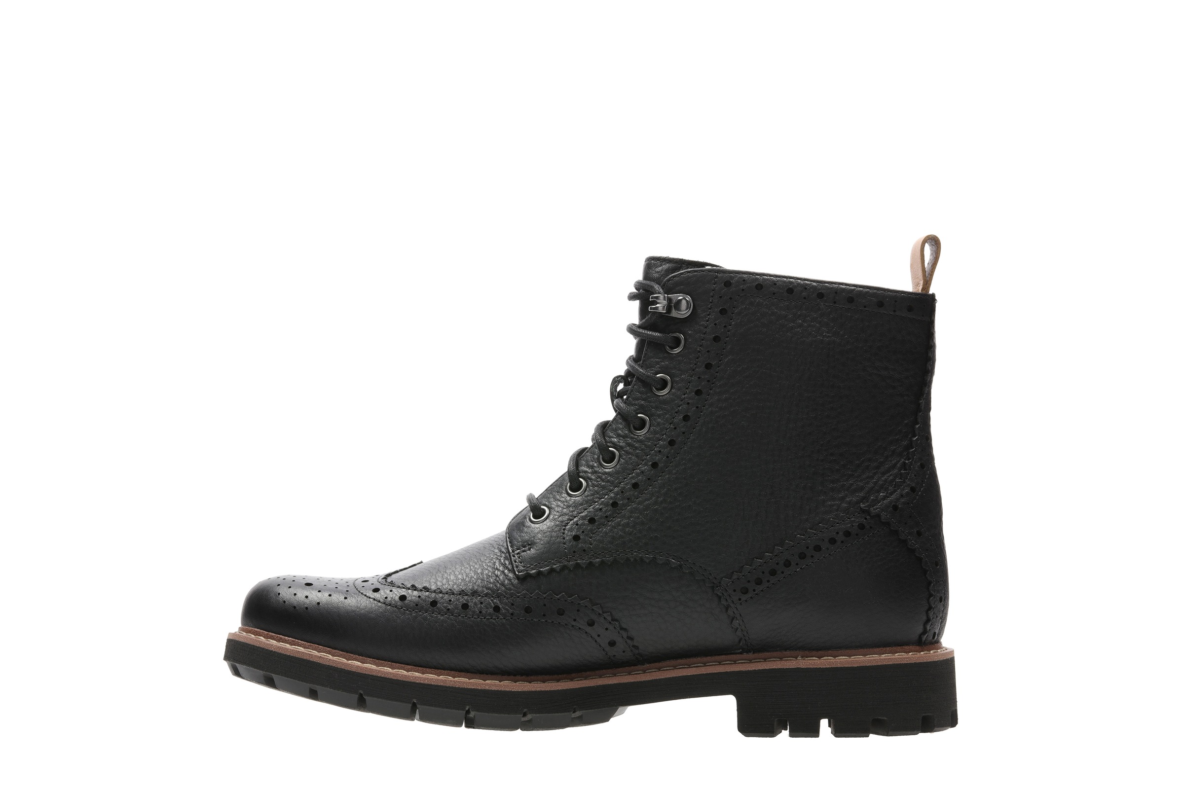 Clarks Schnürstiefel »Batcombe Lord«, Budapester, Brogue, Business Stiefel mit Lyralochung