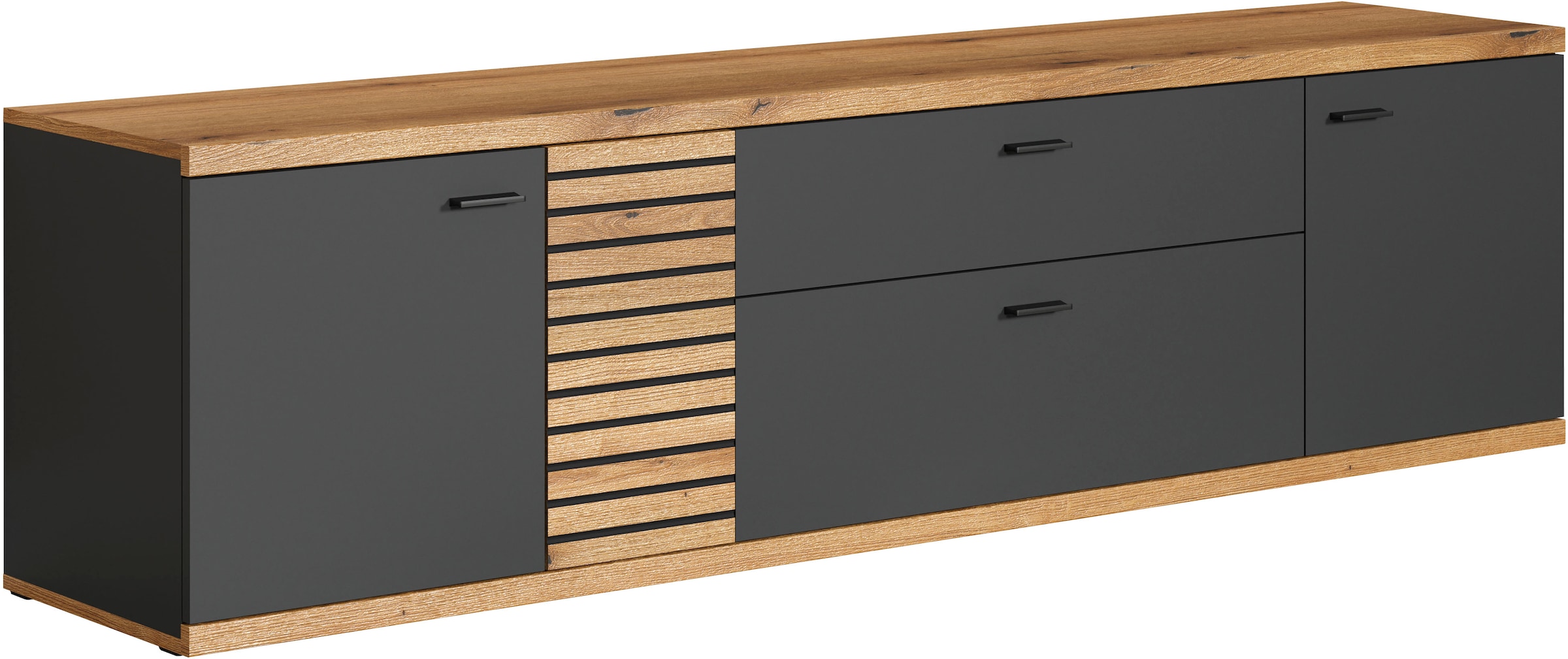 INOSIGN Lowboard »Galway TV-Kommode«, TV-Lowboard im Modernen Design, Breite 202 cm