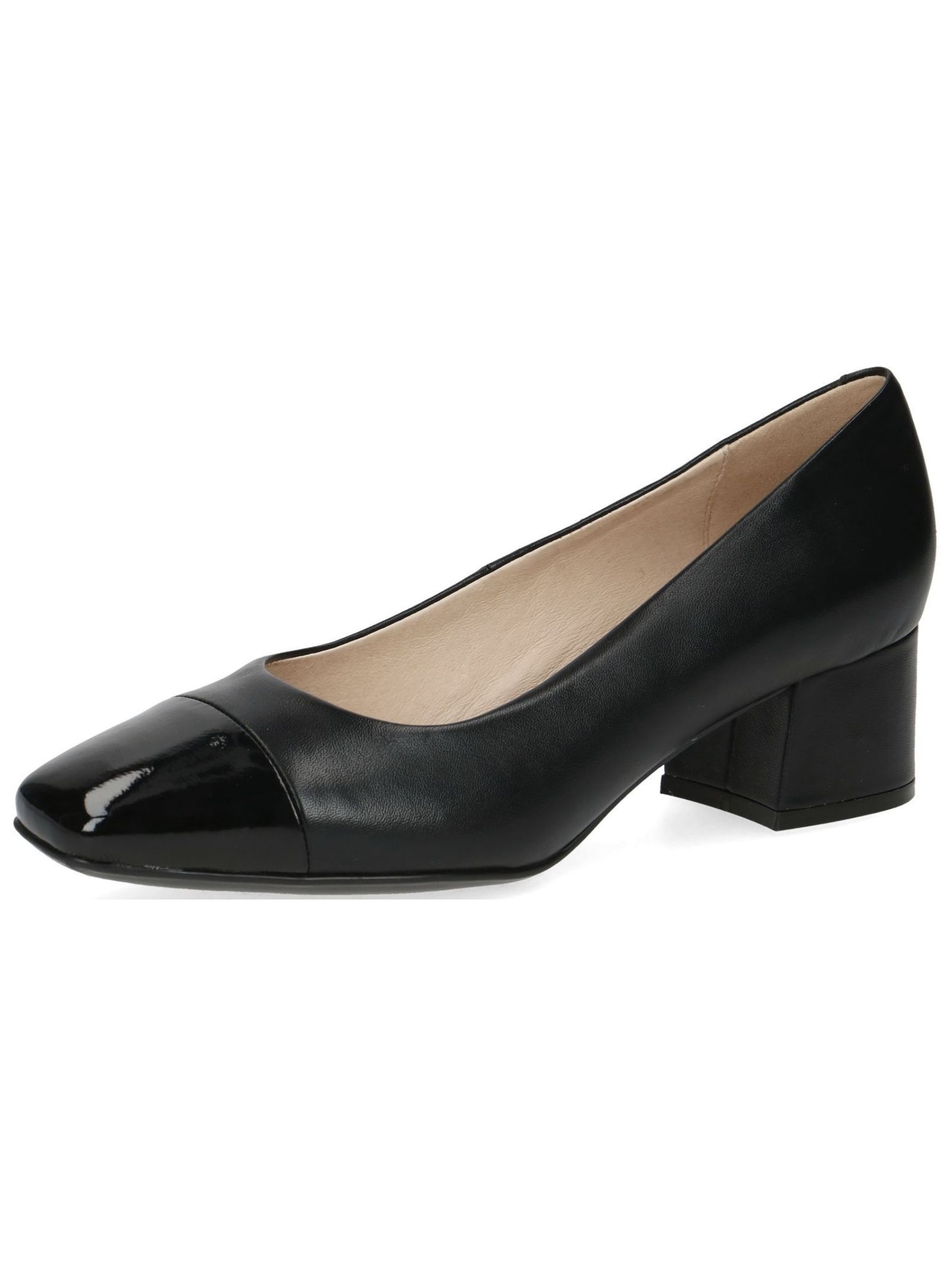 CAPRICE Pumps »Pumps Leder« Schwarz 41 41 Absatzhöhe: 4,5 cm