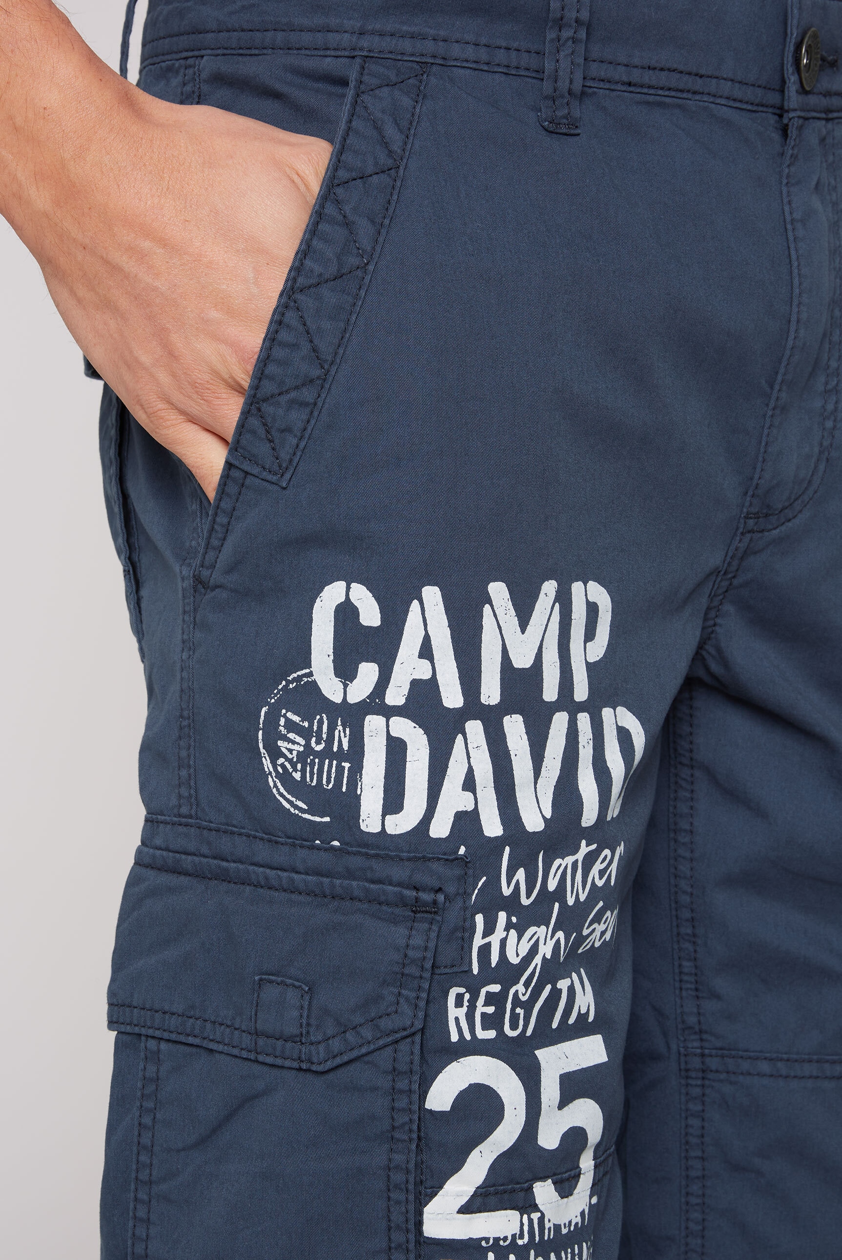 6. Bild von CAMP DAVID Shorts, aus Baumwolle