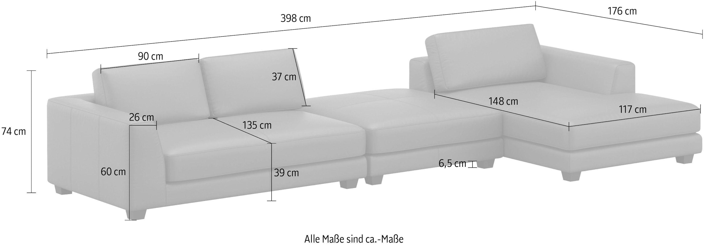 machalke® Ecksofa »atoll, L-Form«