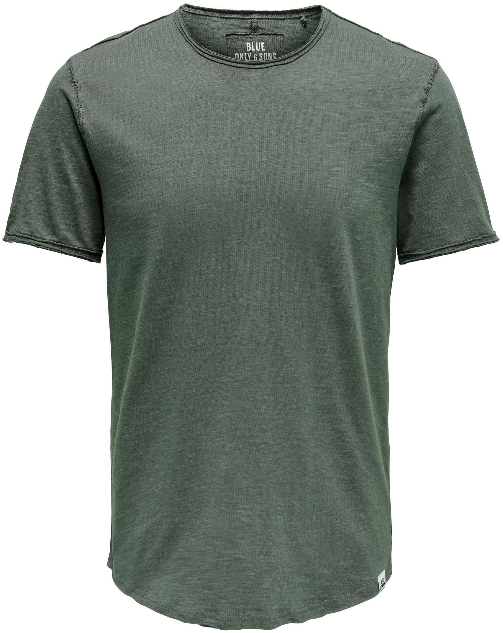 ONLY & SONS Rundhalsshirt »ONSBENNE LONGY SS TEE NF 7822 NOOS«