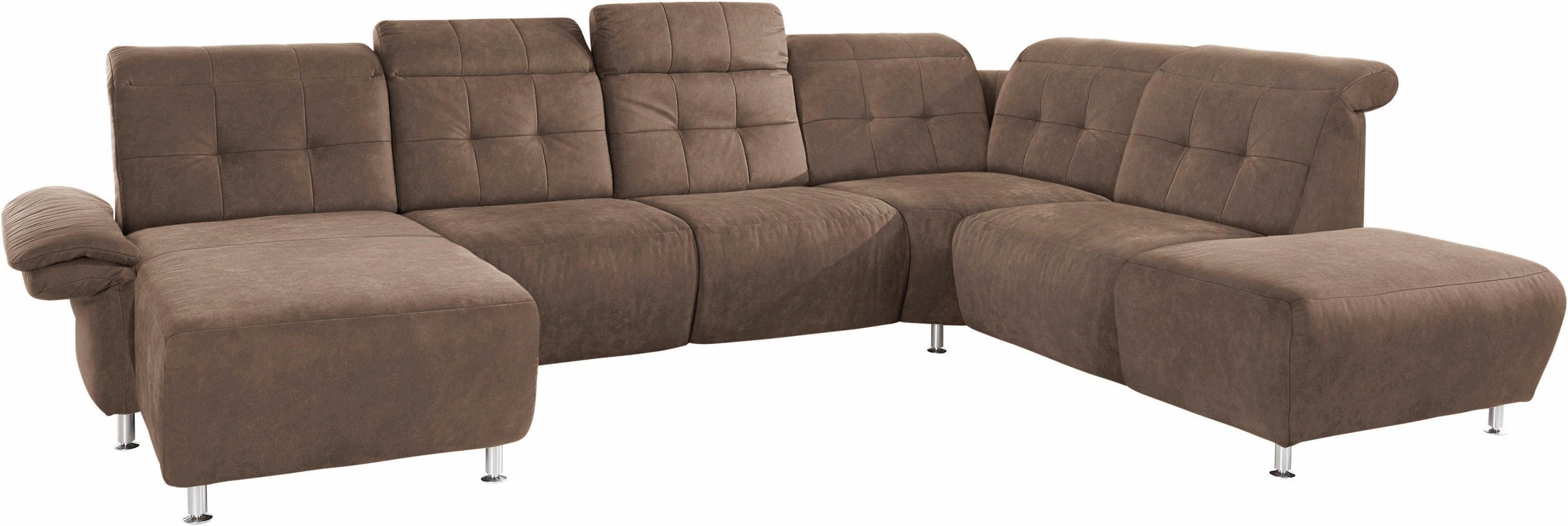 PLACES OF STYLE Wohnlandschaft »Manhattan U-Form« 2 Sitze mit elektrischer günstig online kaufen