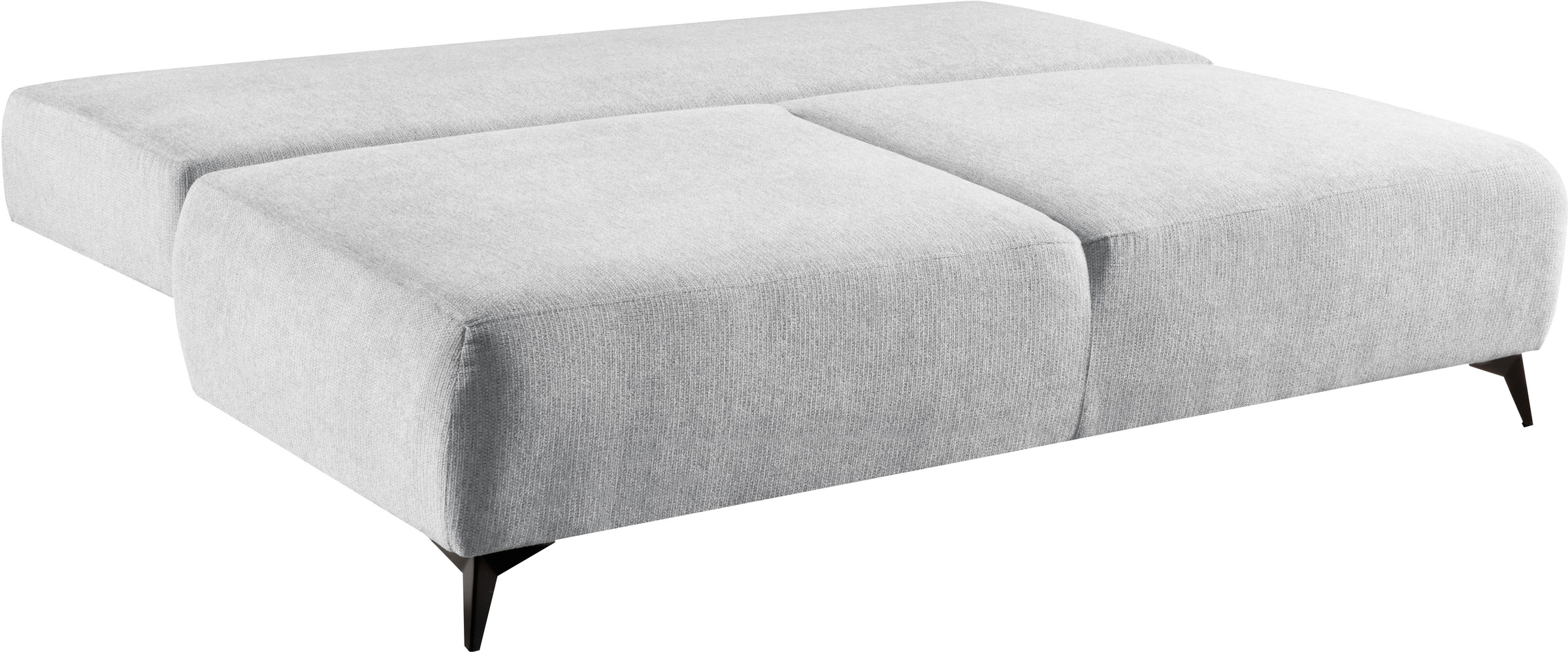 WERK2 Schlafsofa »Valerie mit Komfortsitz- und Liegehöhe, Breite 200cm,«, bequemes 2-Sitzer Schlafcouch mit Bettkasten